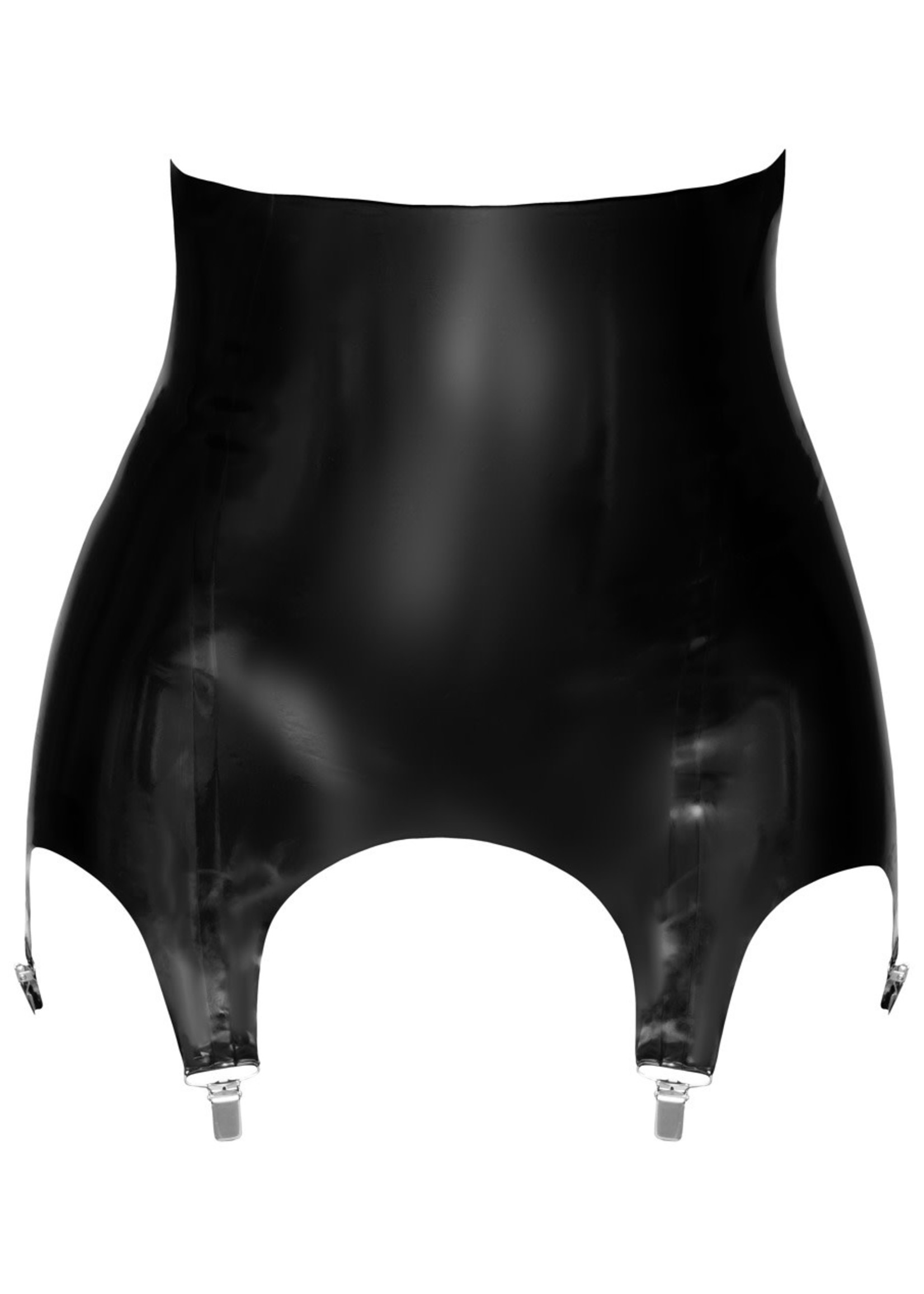 LATE X Latex suspender belt