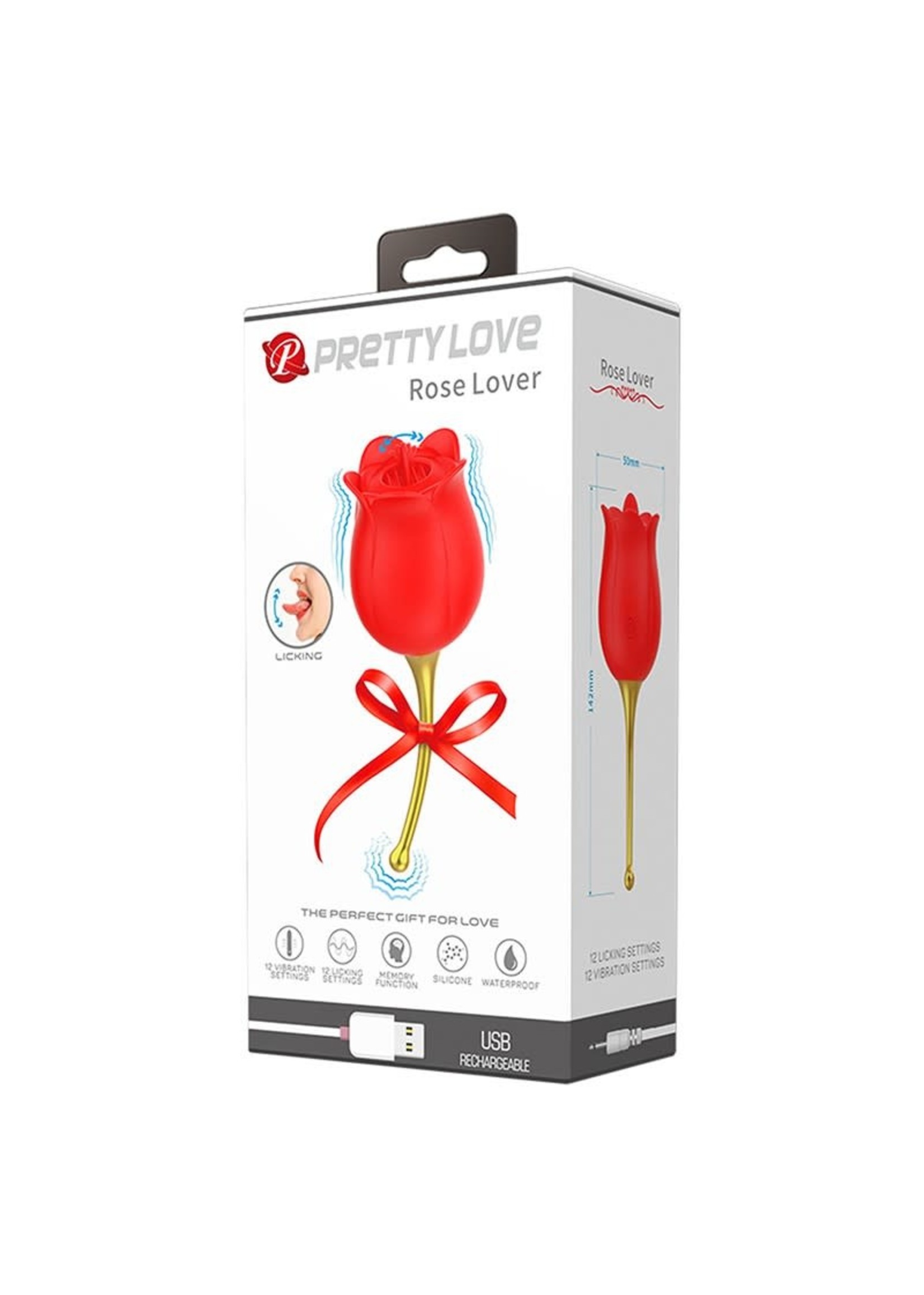 Pretty Love Rose lover - clitoris-likstimulator