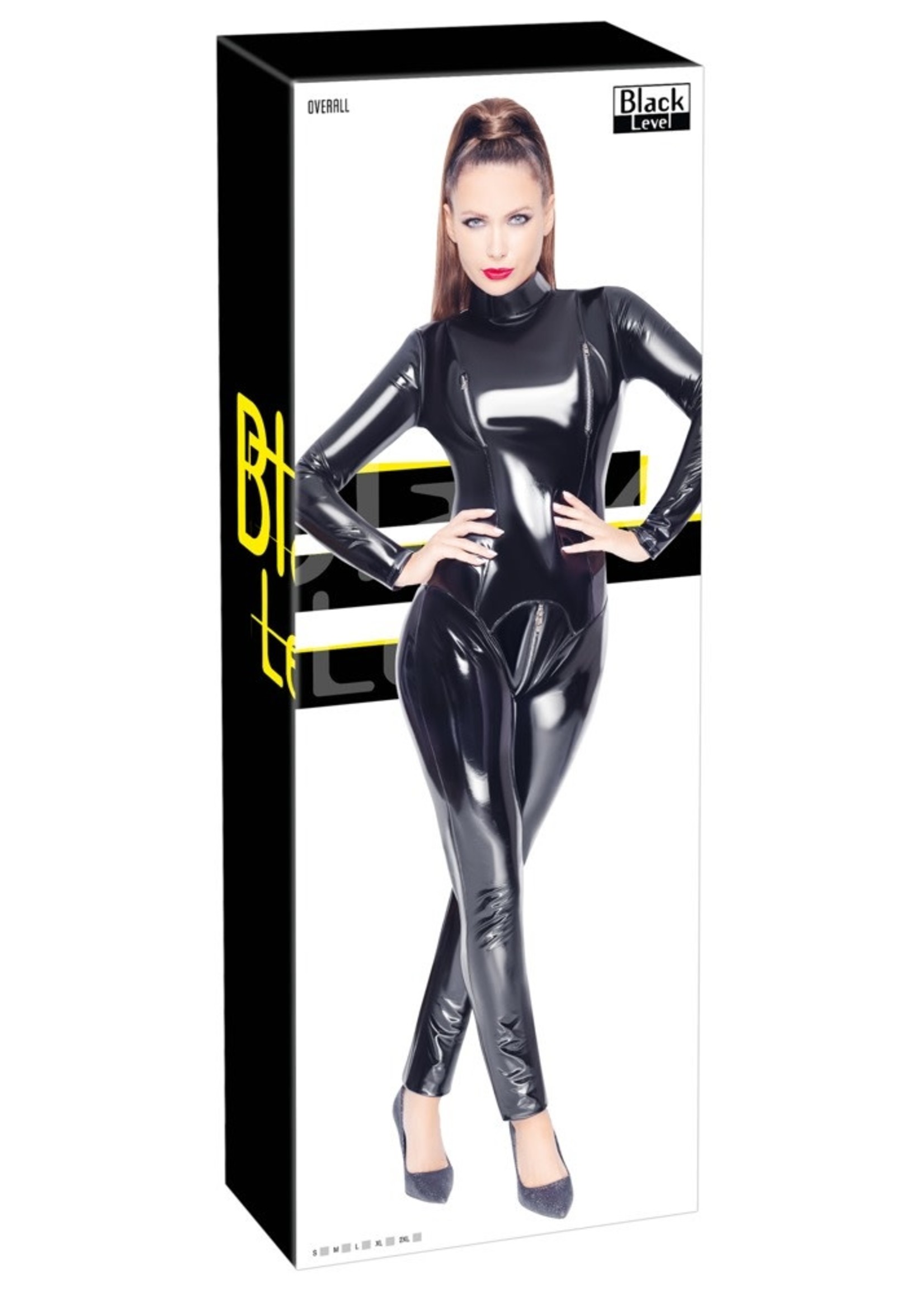 Black Level Vinyl catsuit