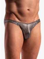 Manstore Low rise brief silver