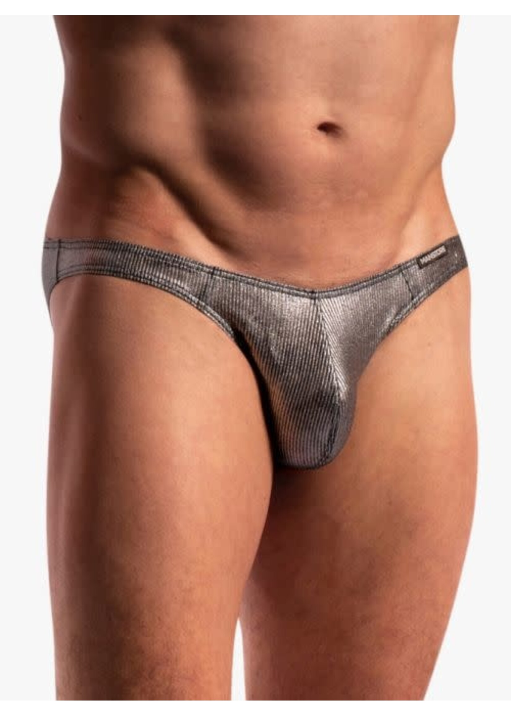 Manstore Low rise brief silver