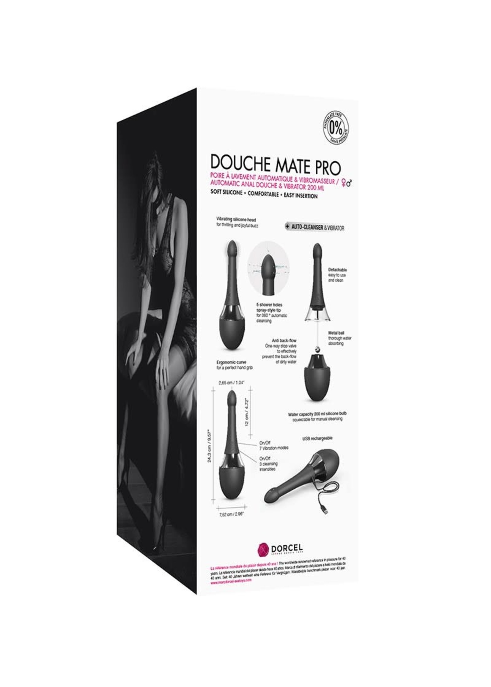 Dorcel Douche mate pro - anale douche en vibrator