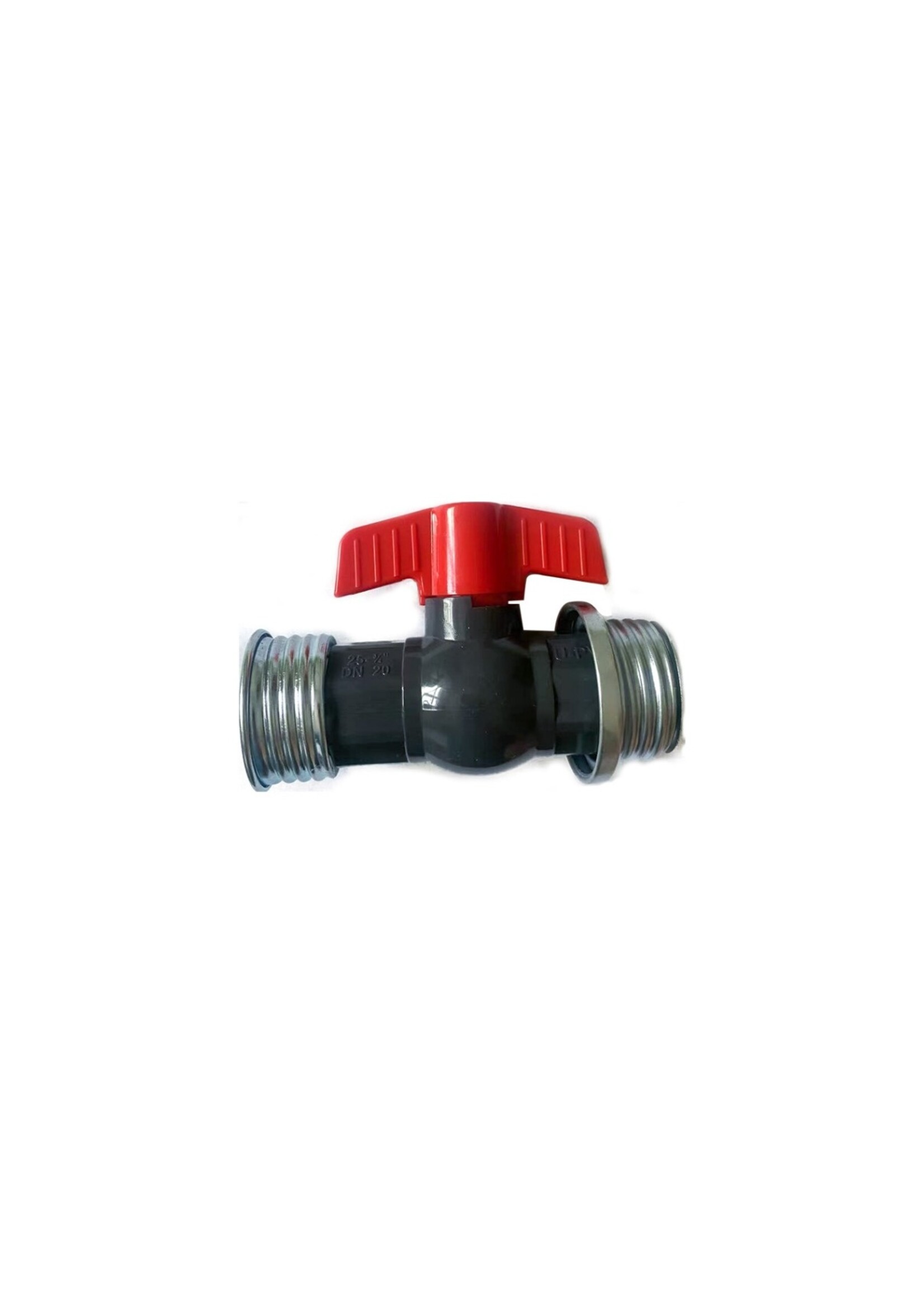 MOI Gas mask hose connector with valve