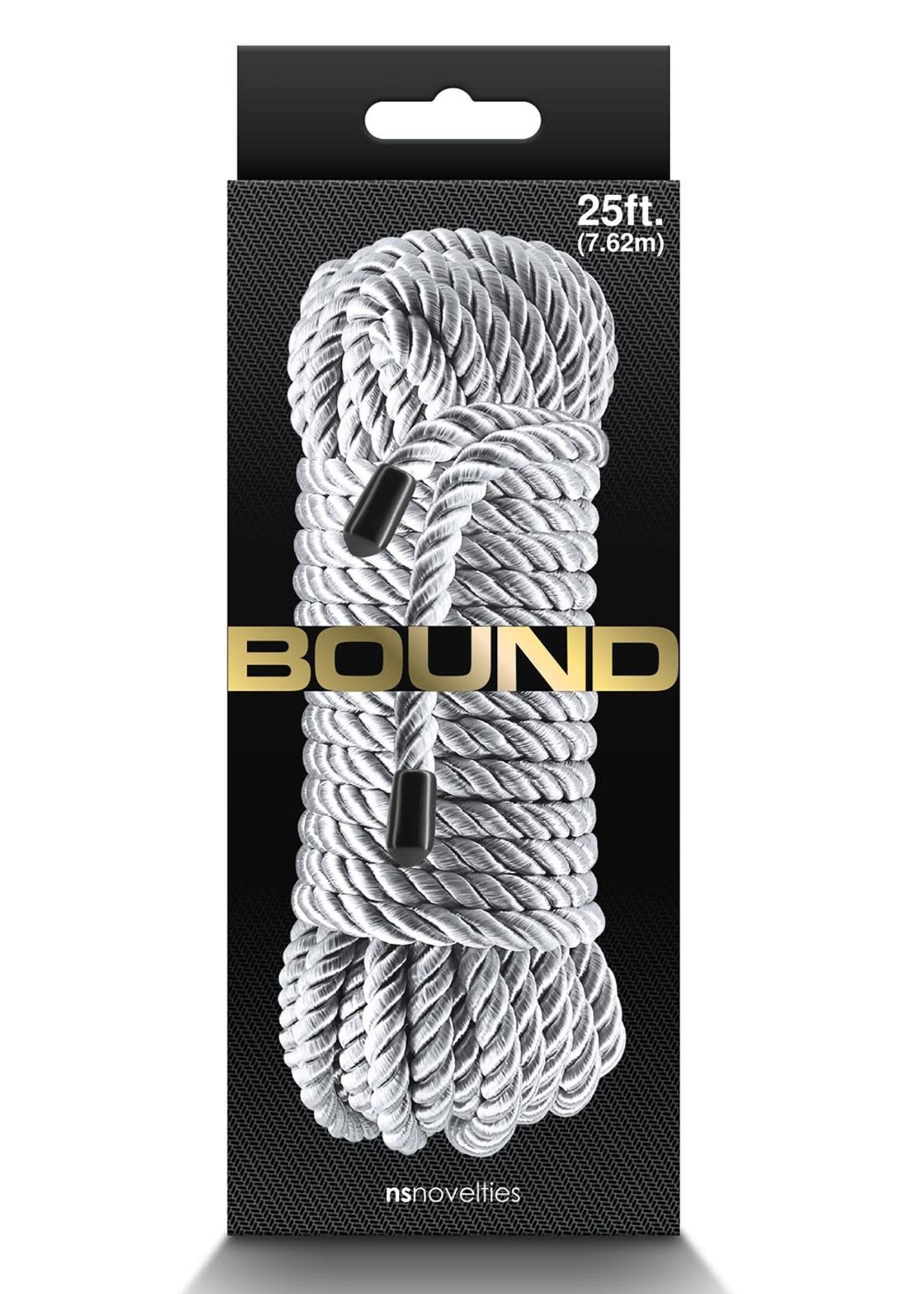 NS Novelties Bound rope silver - 7.62m