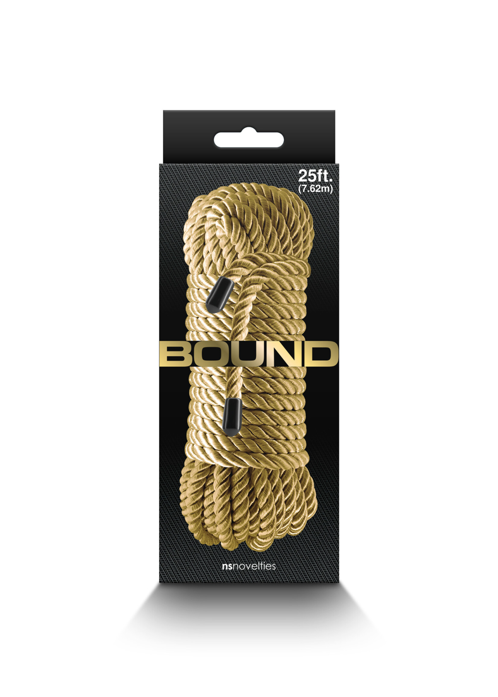 NS Novelties Bound rope gold- 7.62m