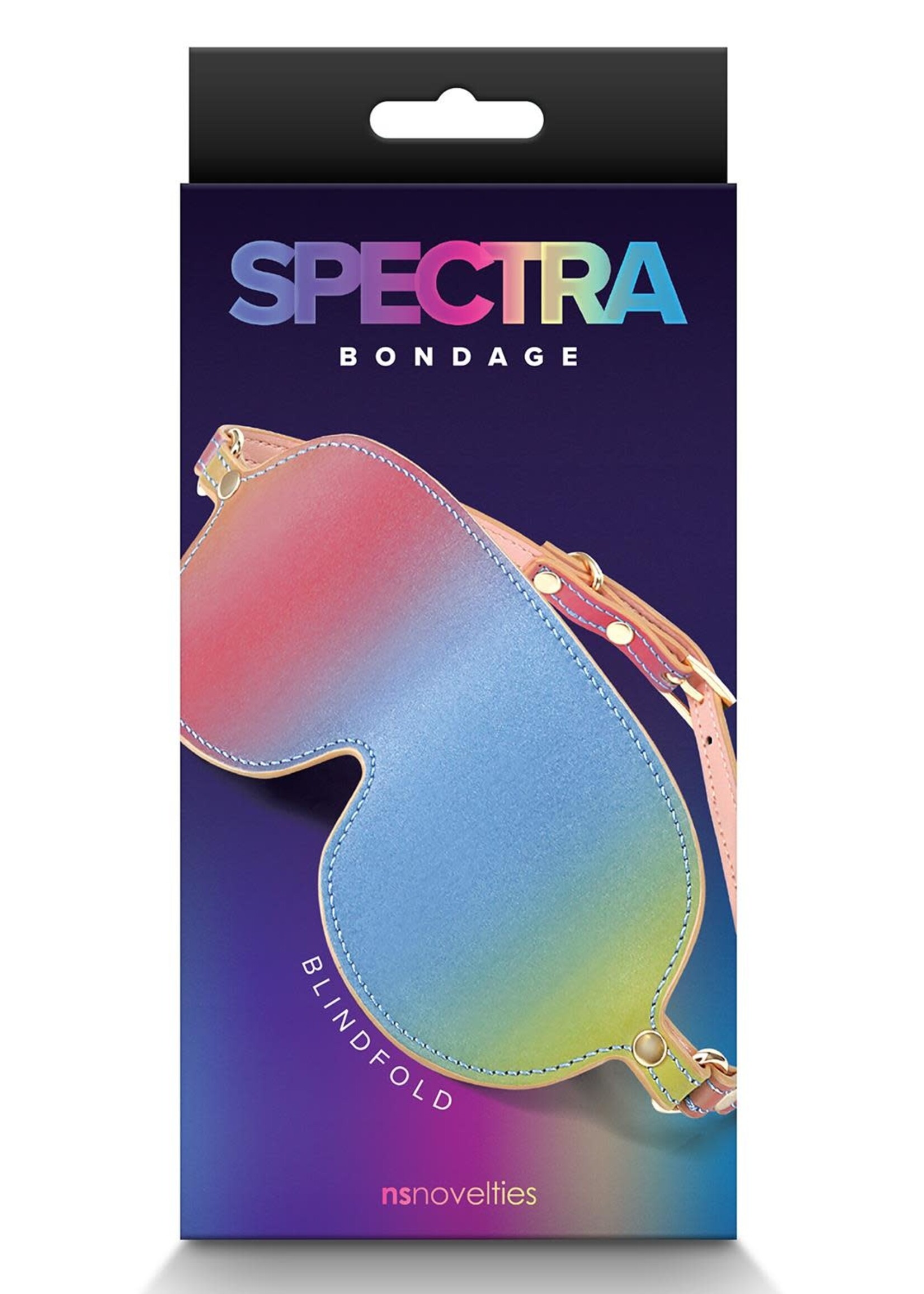 NS Novelties Spectra bondage blindfold rainbow