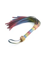 NS Novelties Spectra bondage flogger rainbow