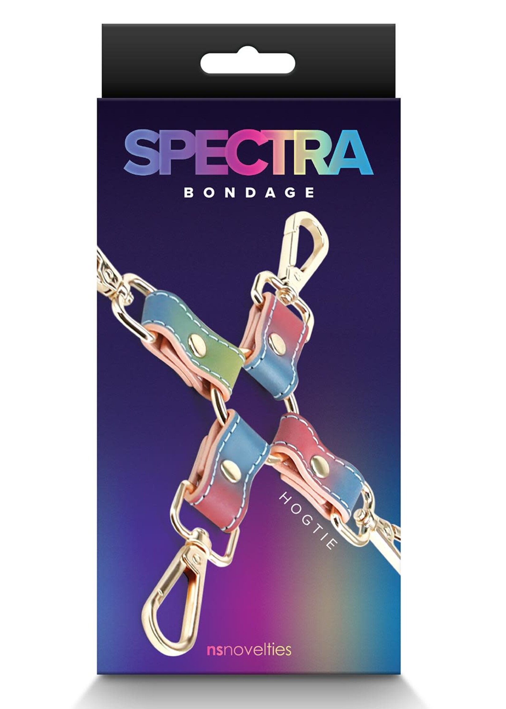 NS Novelties Spectra bondage hogtie rainbow