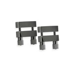 NS Novelties Bound nipple clamps V1 gunmetal