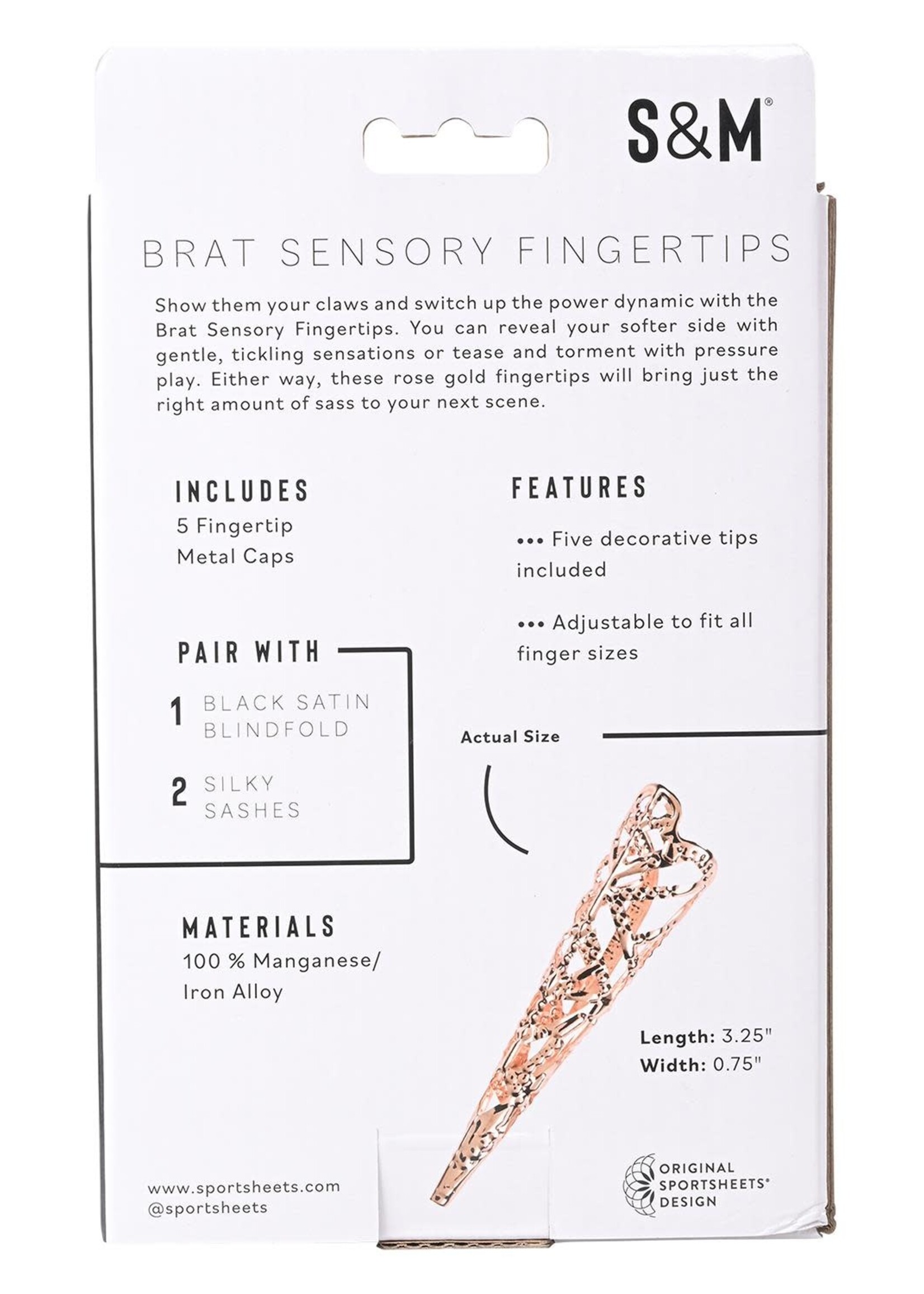 Sportsheets Sex and mischief brat sensory fingertips