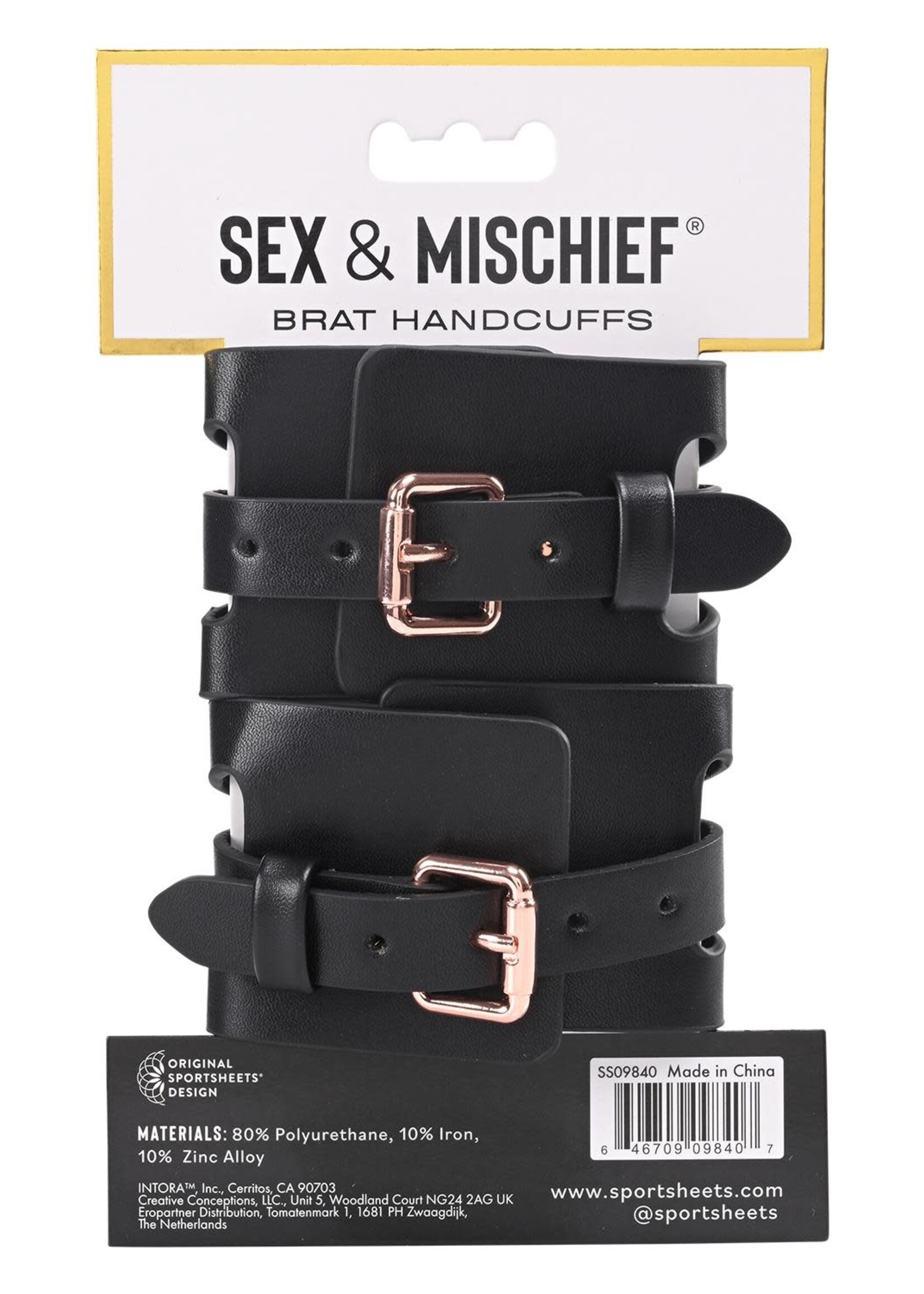 Sportsheets Sex and mischief brat handcuffs