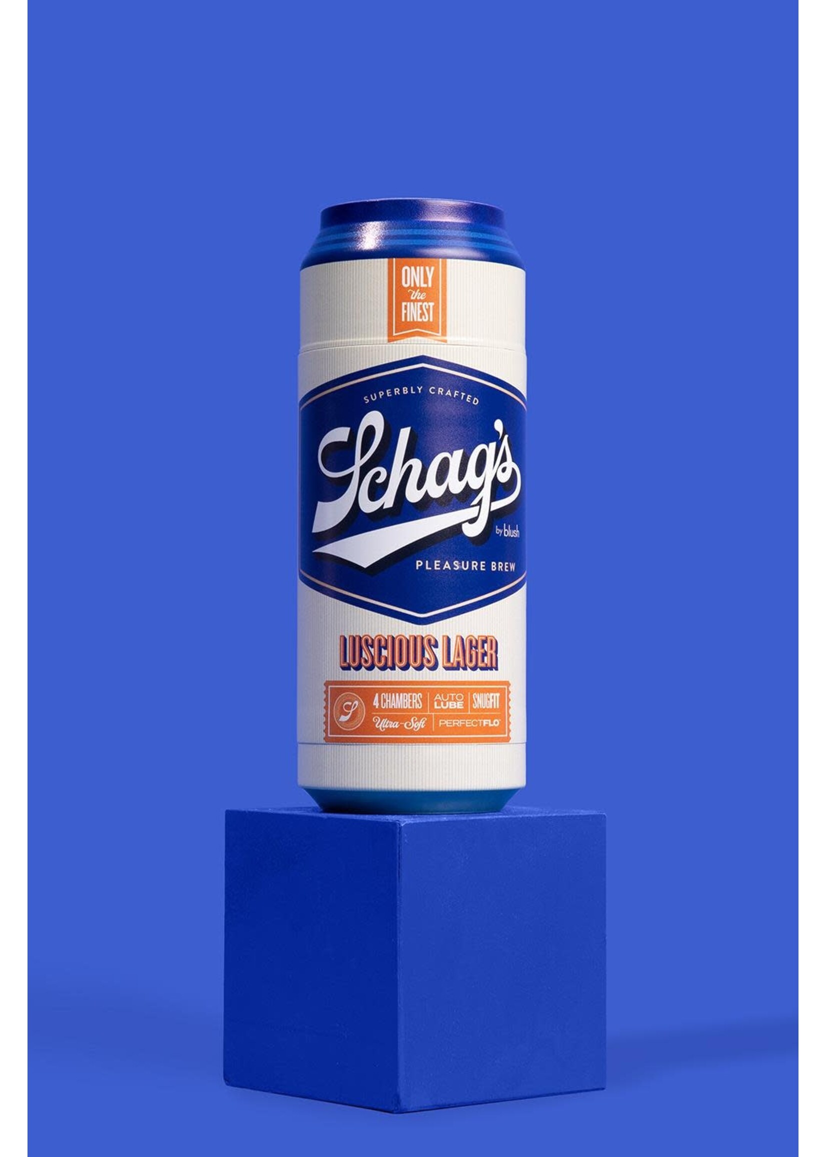 Blush Schag's luscious lager frosted