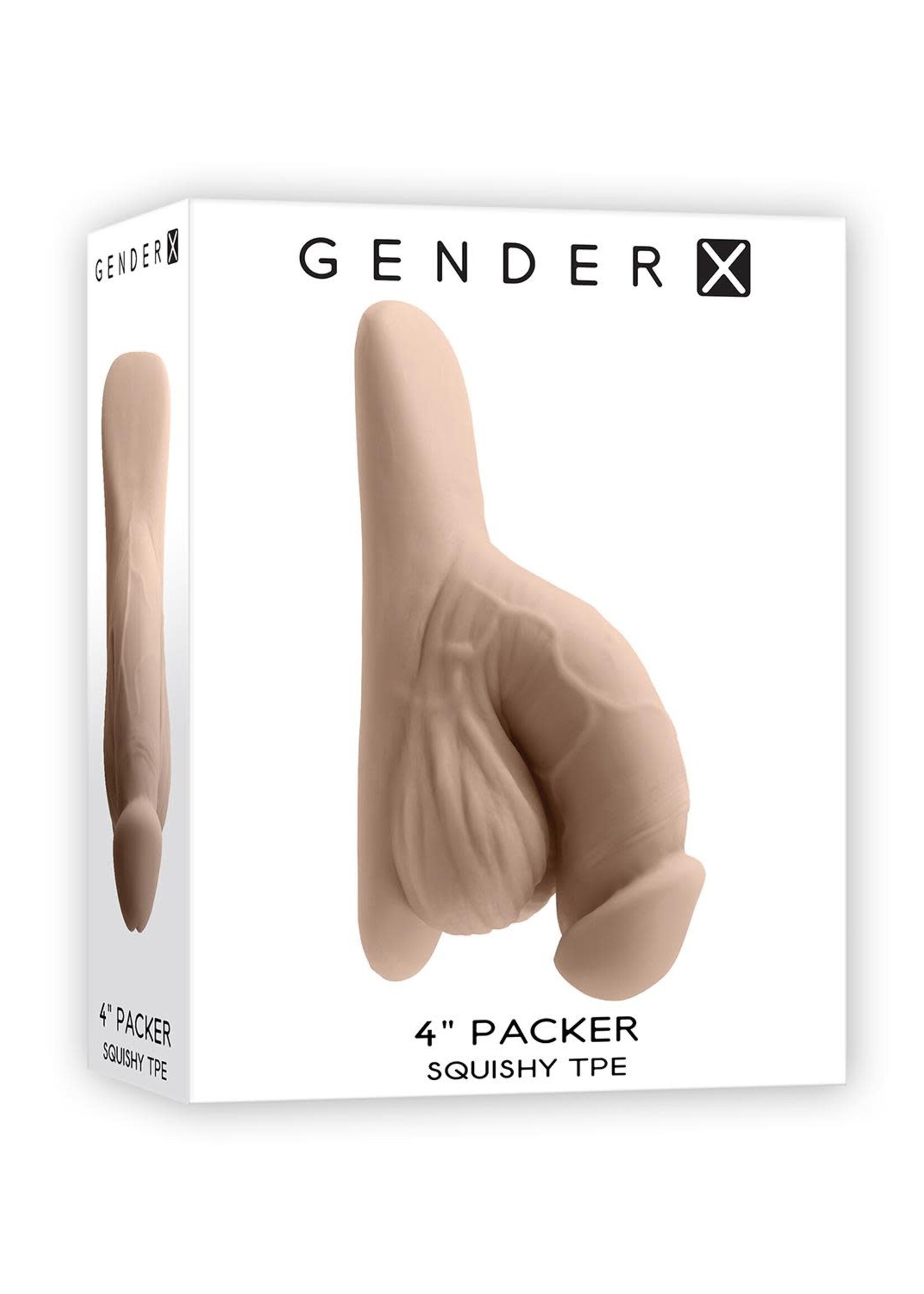 Gender X Packer, light flesh 4''