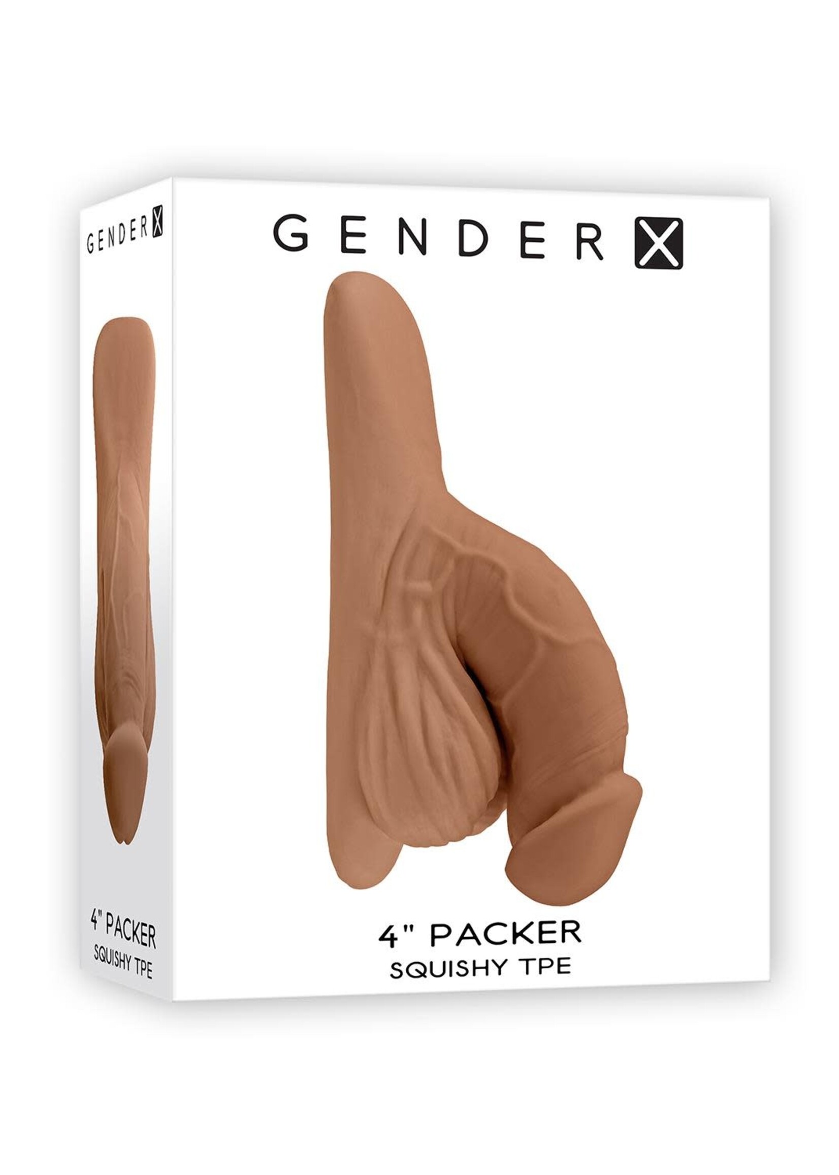 Gender X Packer, light mocca flesh 4''