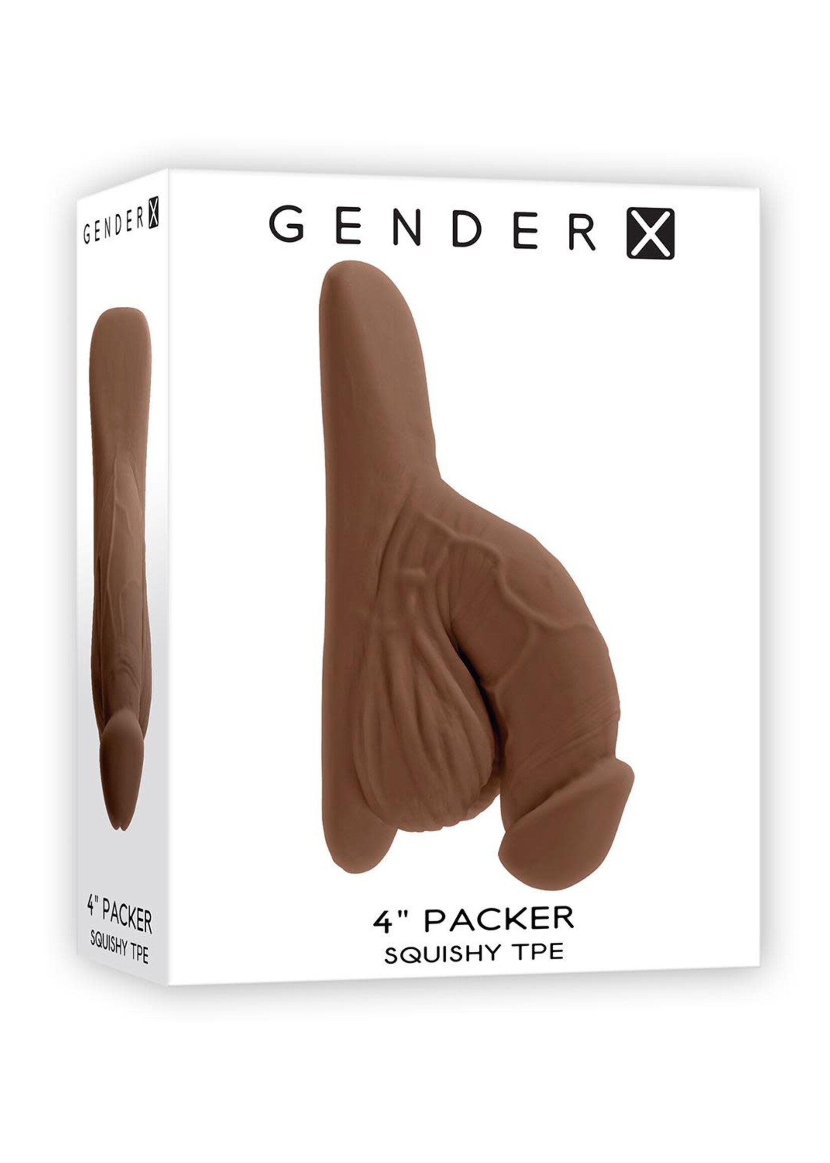 Gender X Packer, light dark flesh 4''