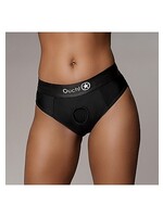 Ouch! Vibrating strap-on thong black M/L