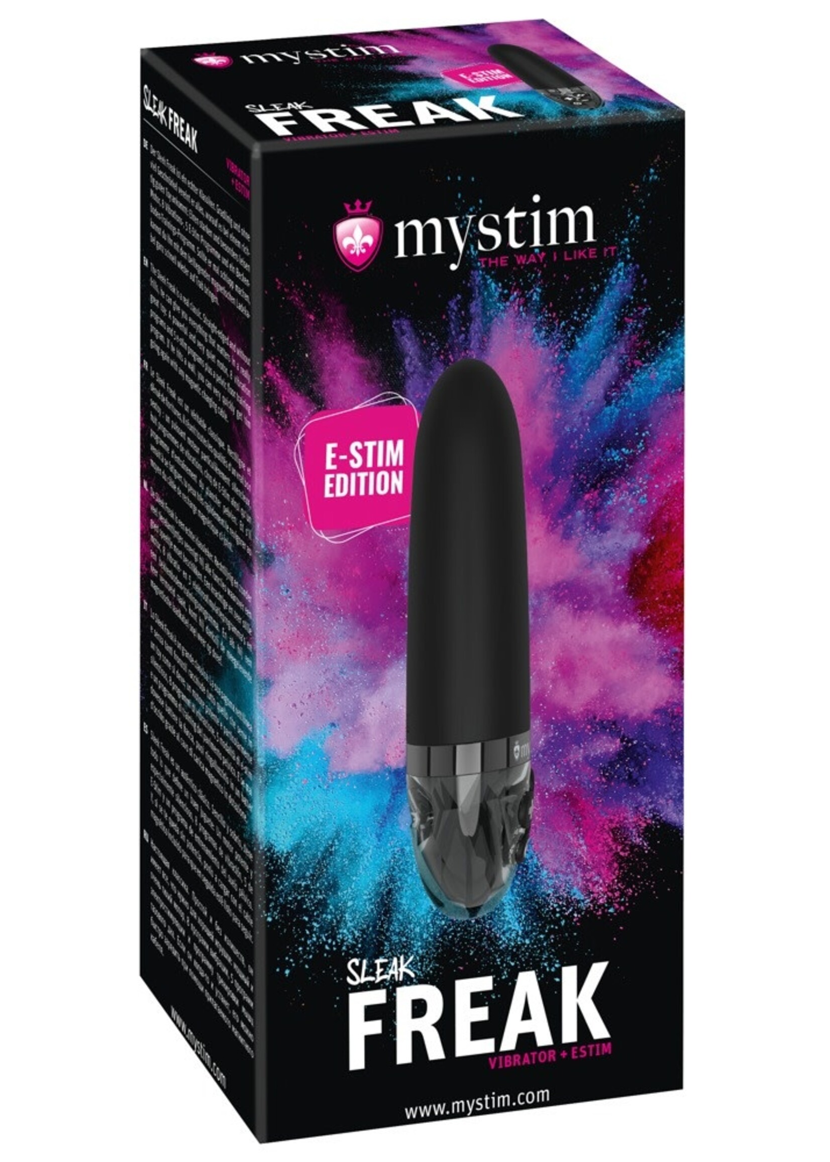 Mystim Electro Sleak freak e-stim - black edition