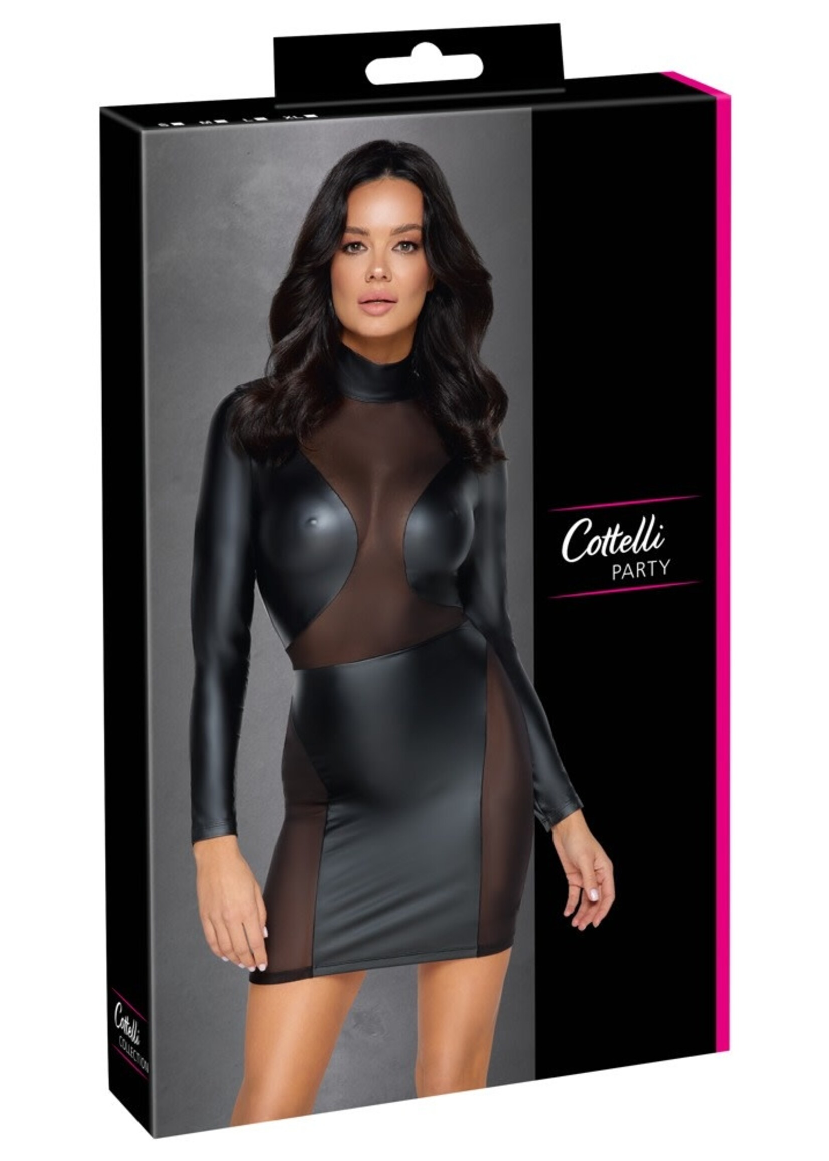 Cotteli Collection Jurk matte look