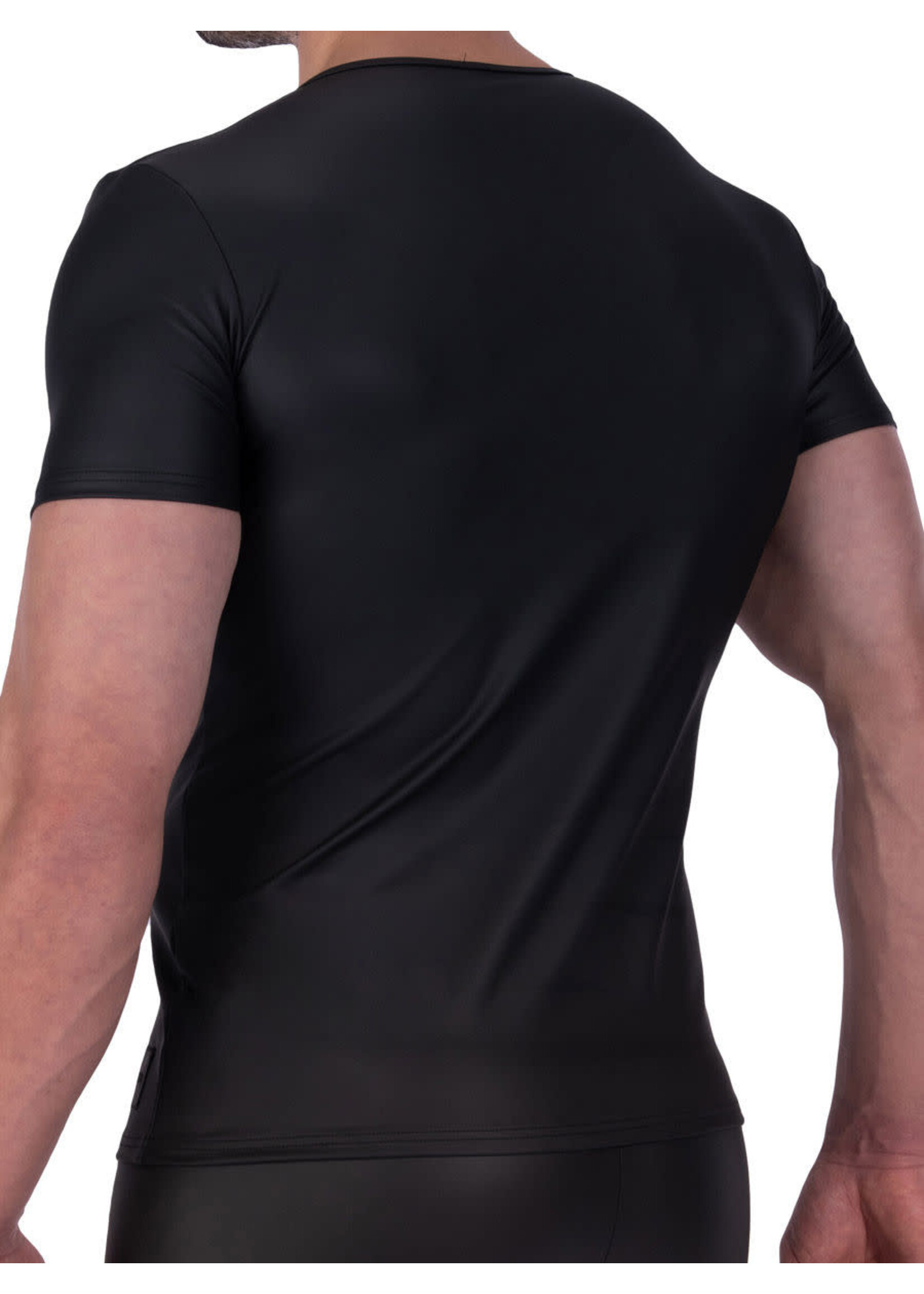 Manstore Zipped shirt - black