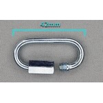 Karabijn haak schroef 42 x 22 mm per stuk