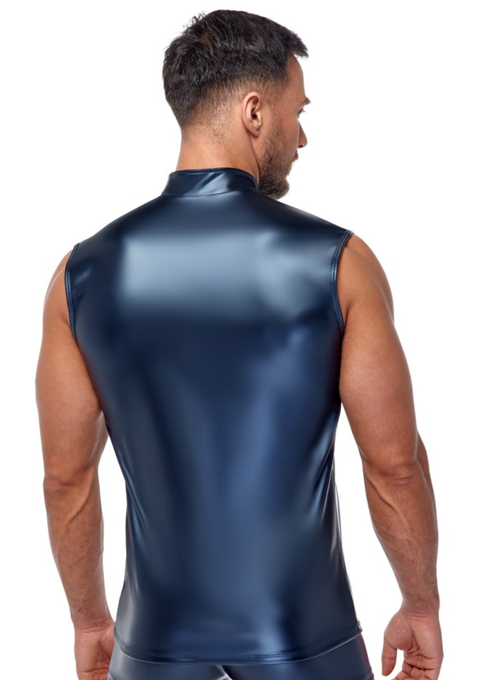 NEK Blue matte metallic shirt