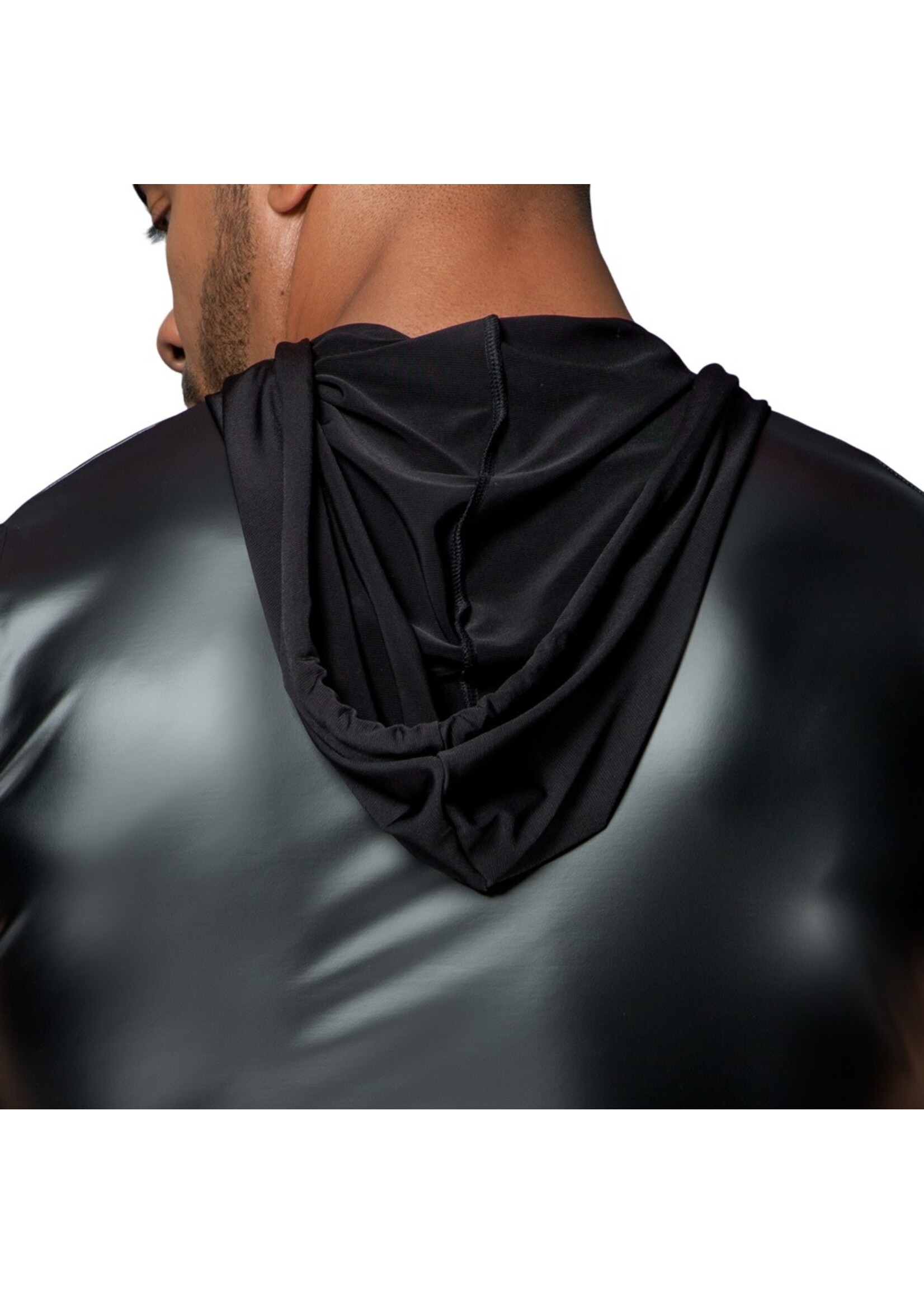 Noir Handmade Shirt met hoodie -  powerwetlook