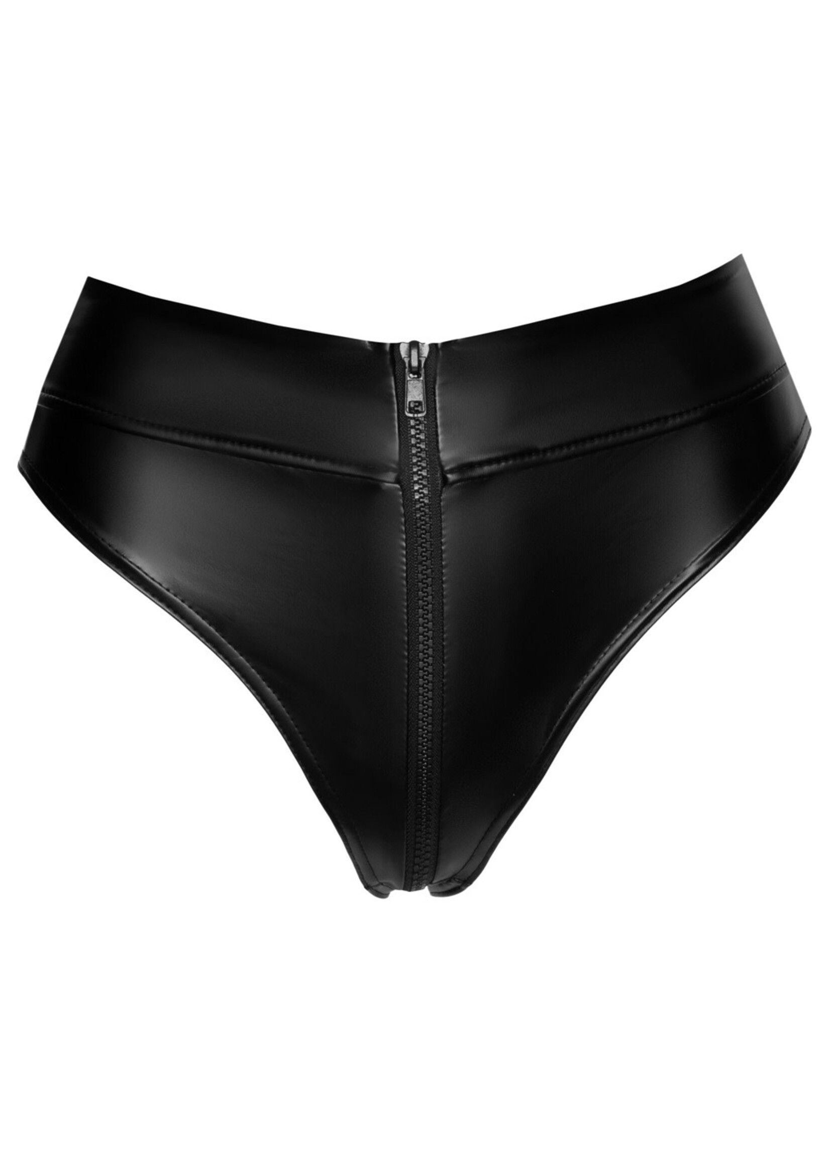 Noir Handmade High waist thong - matte look