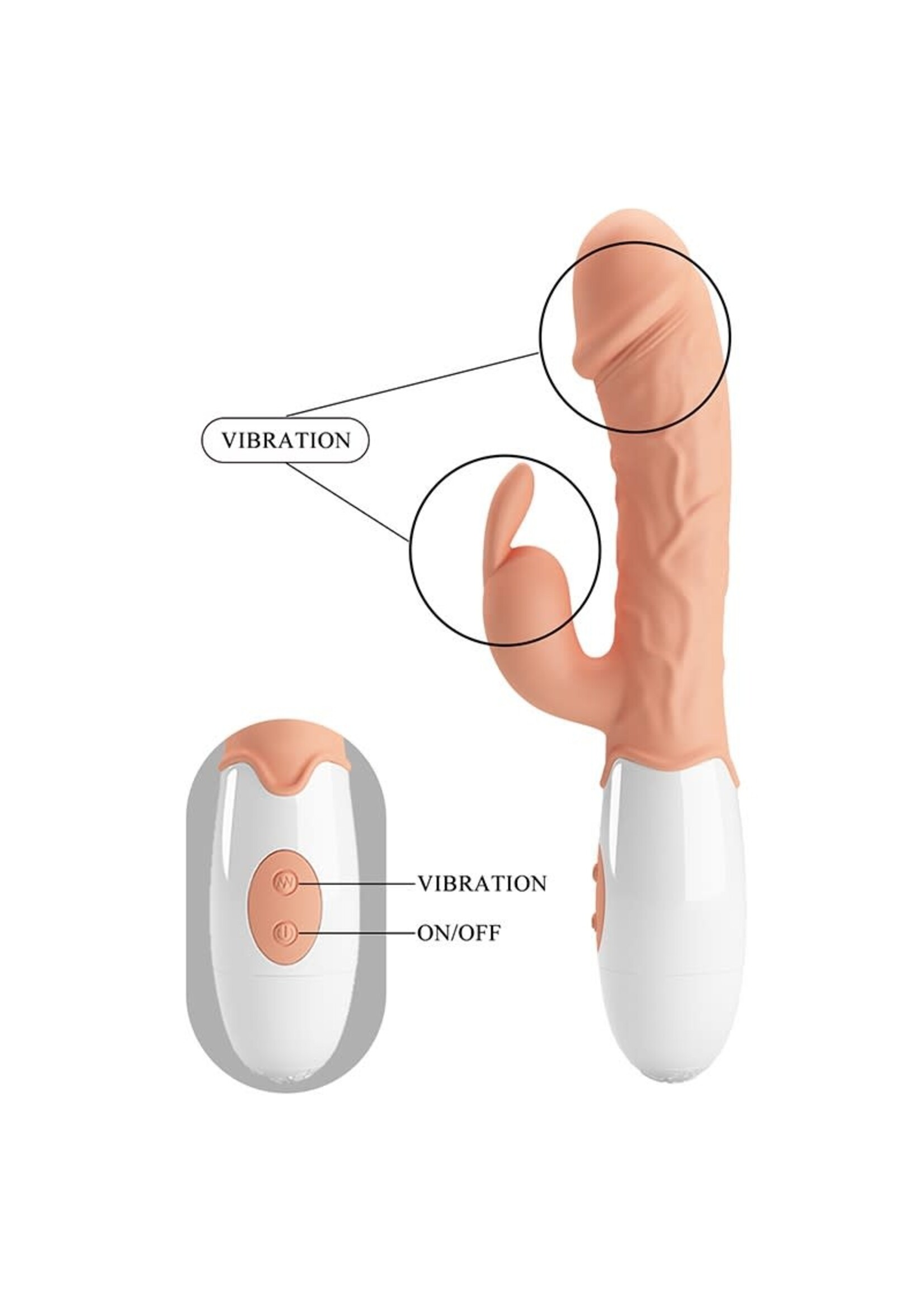 Pretty Love Easter bunny realistic rabbit vibrator