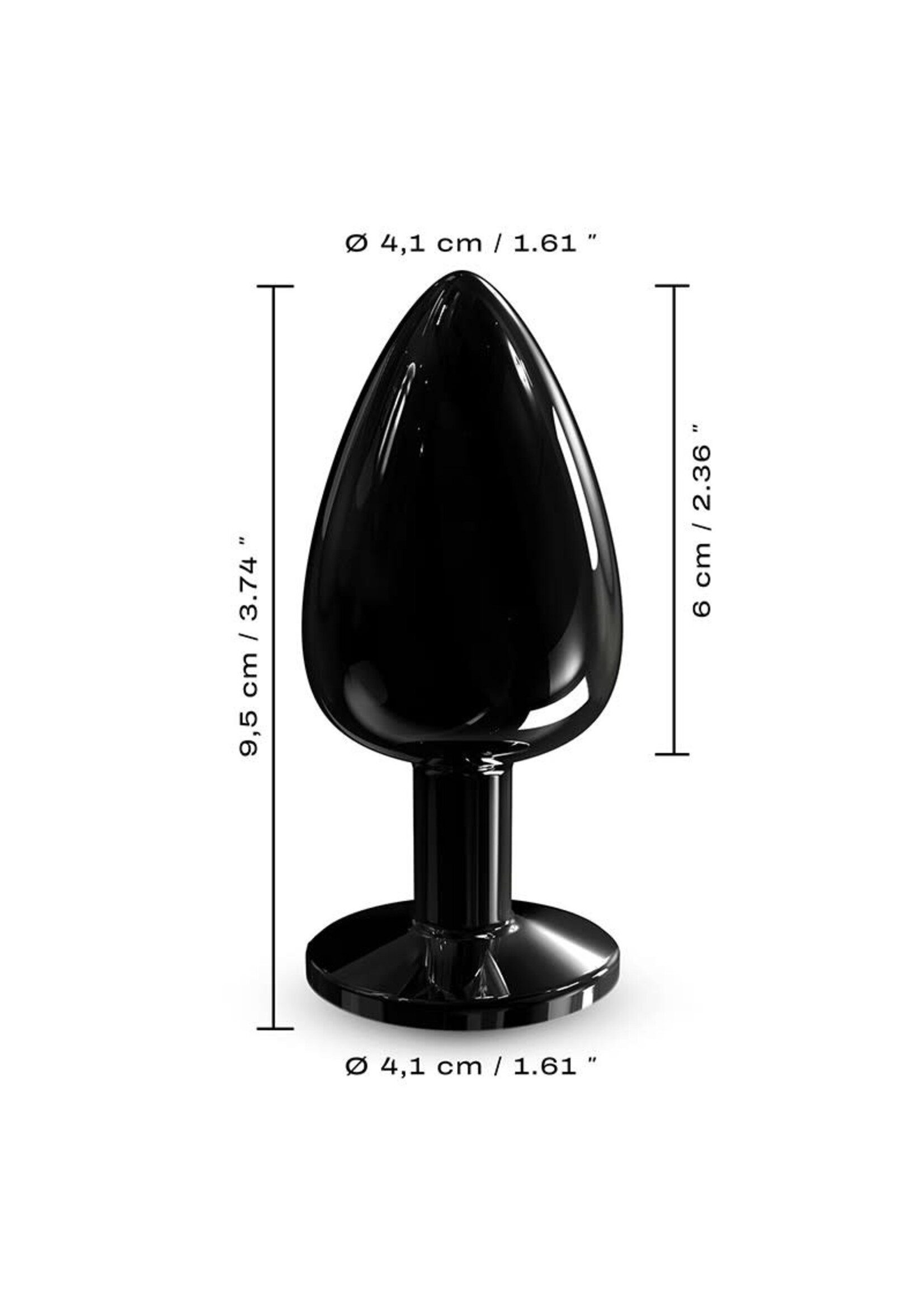 Dorcel Diamond butt plug L - black