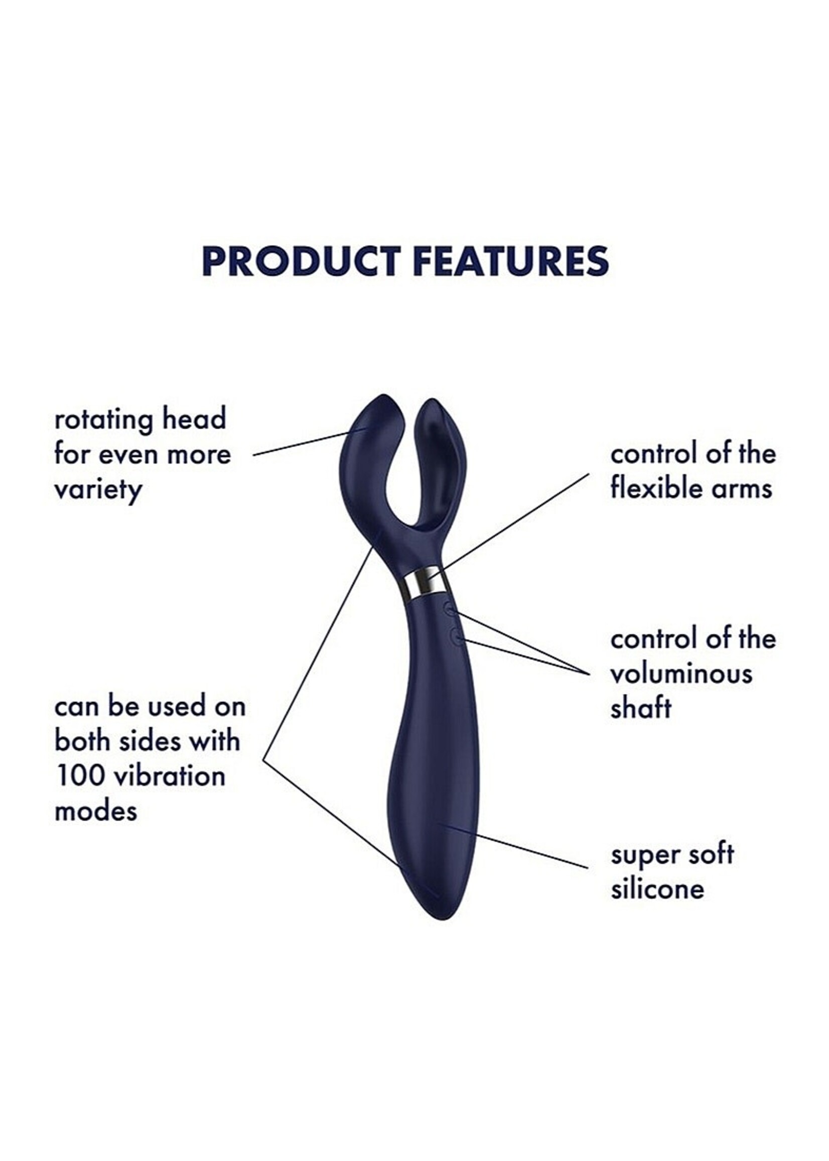 Satisfyer Endless fun - partner vibrator - blue