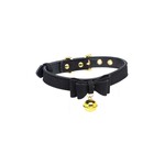 XR Brands Golden kitty-cat bell collar