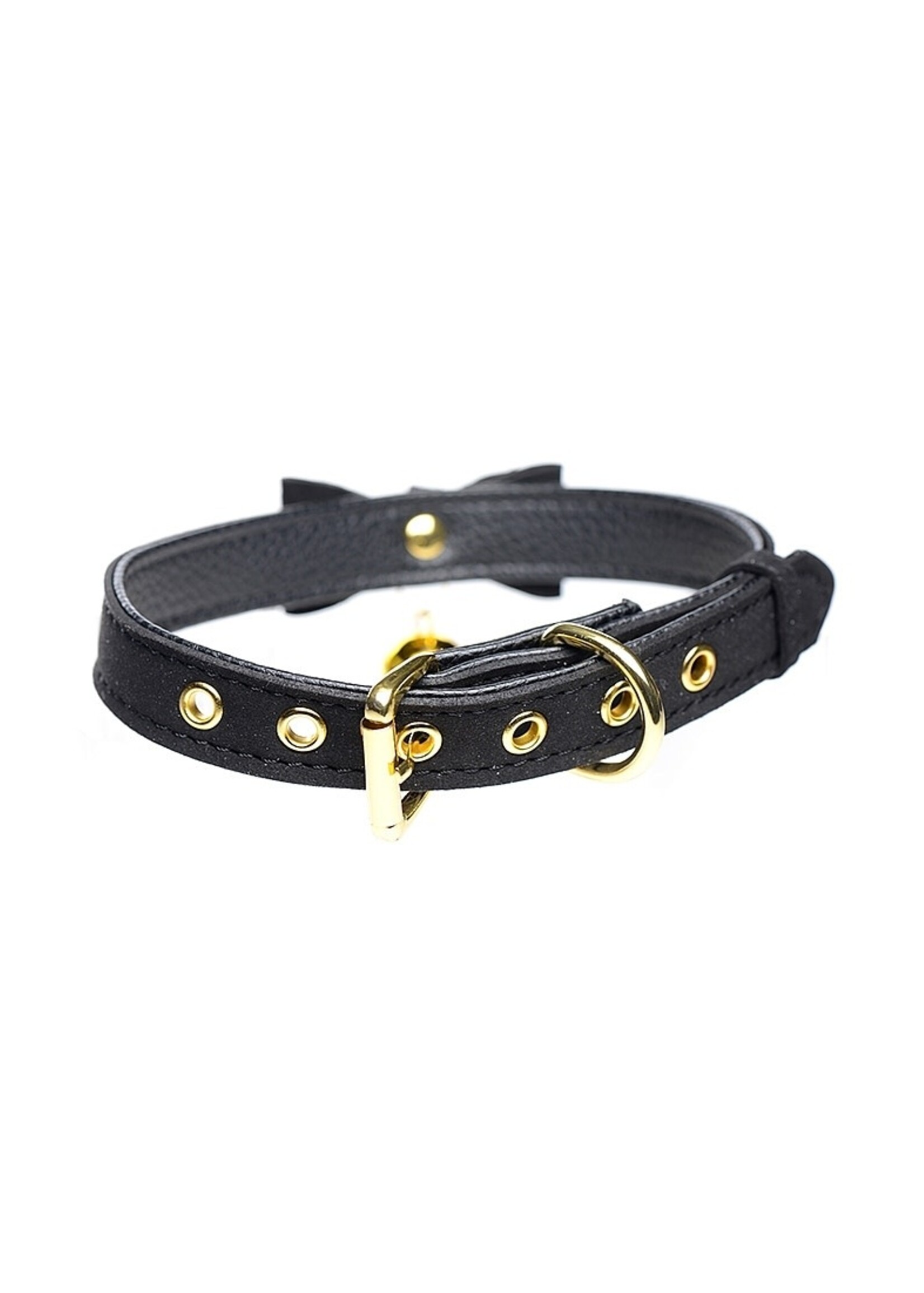XR Brands Golden kitty-cat bell collar