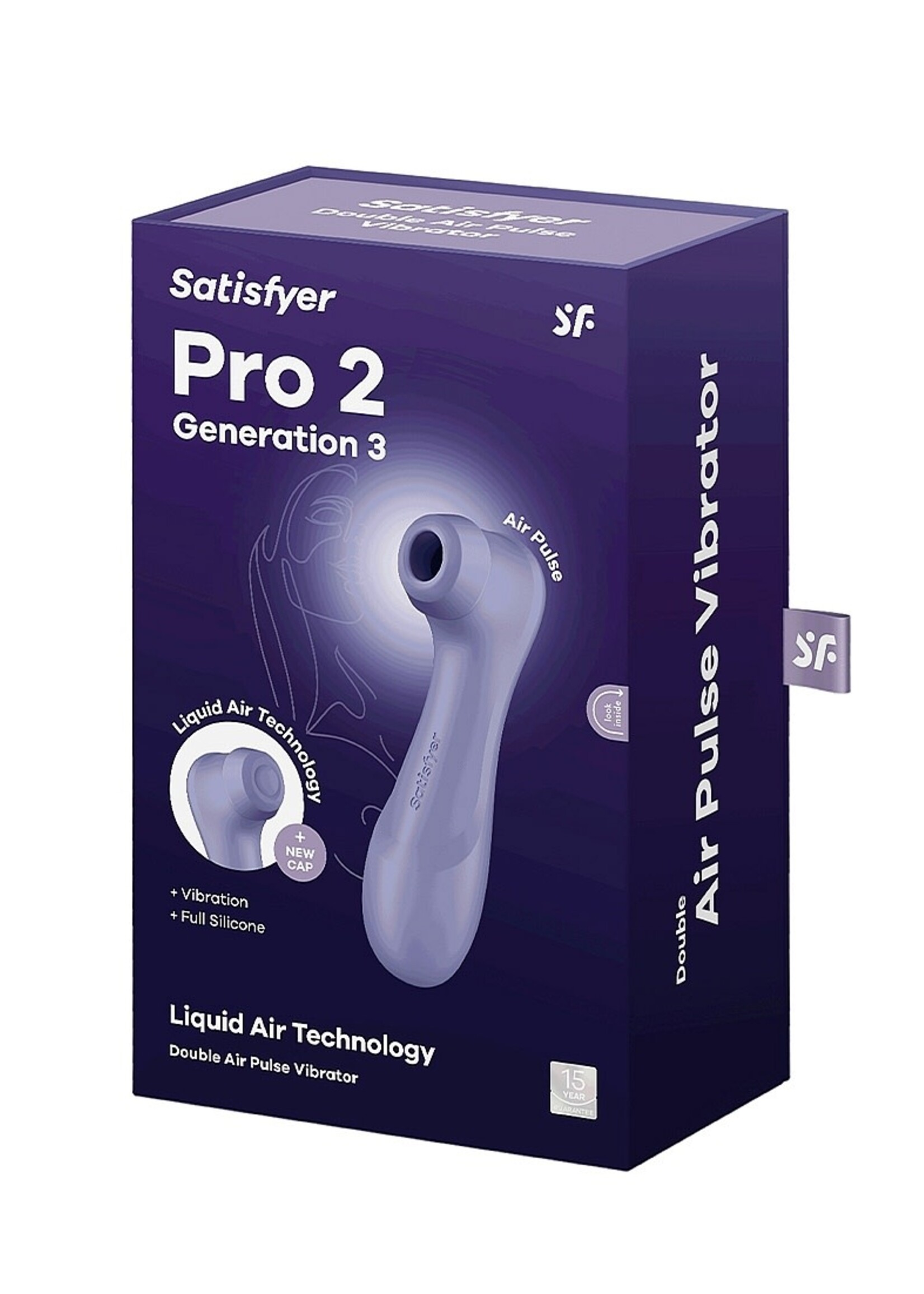 Satisfyer Pro 2 generation 3 with liquid air - lilac