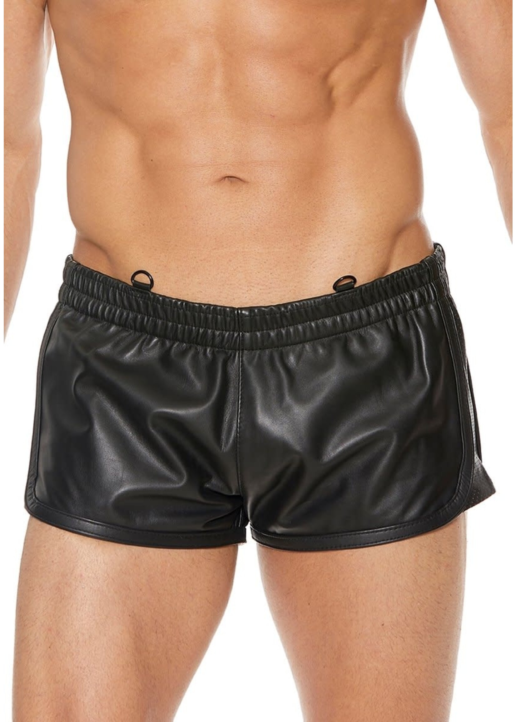 Ouch! Leather versatile shorts