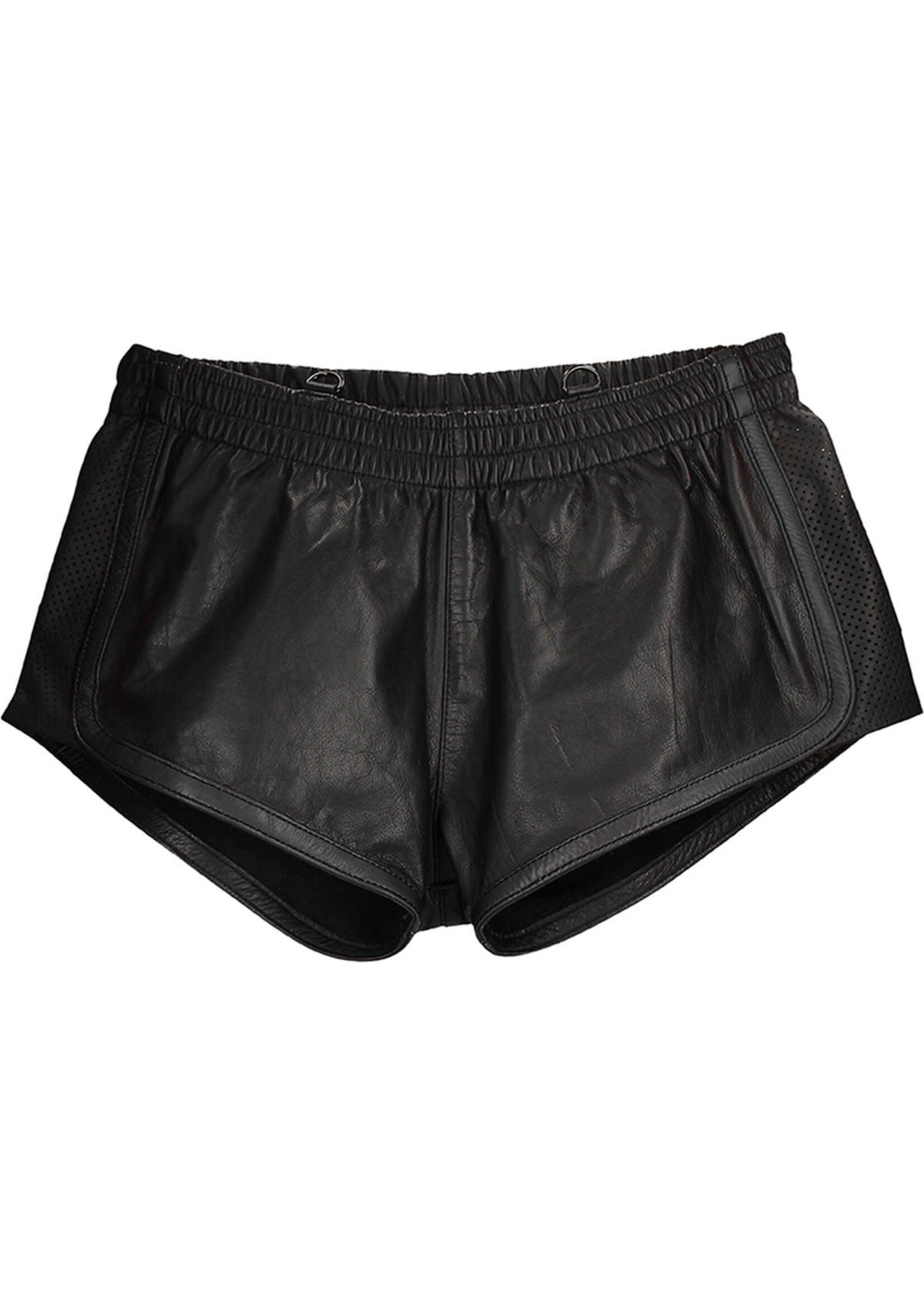 Ouch! Leather versatile shorts