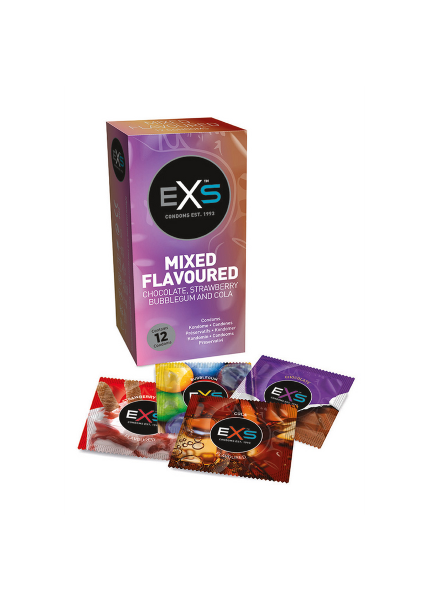 Exs Lifestyle Supplies EXS mixed flavoured - 12st.