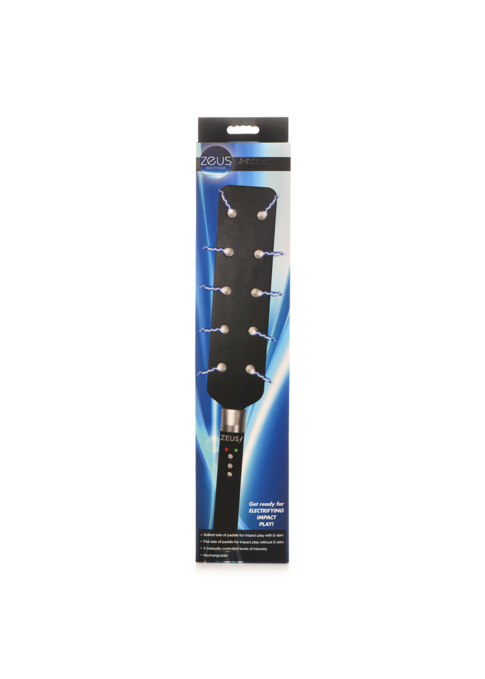 XR Brands E-stim spiked paddle - black