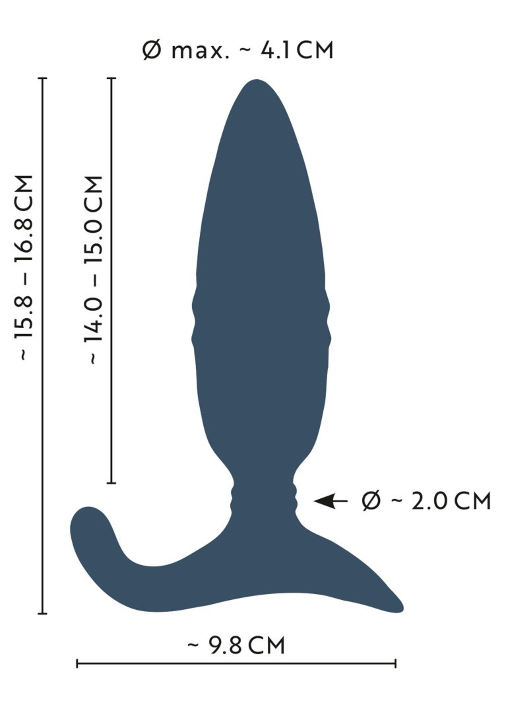 Anos RC thrusting butt plug with vibration