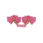 Taboom Malibu bow tie wrist cuffs - pink