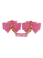 Taboom Malibu bow tie wrist cuffs - pink