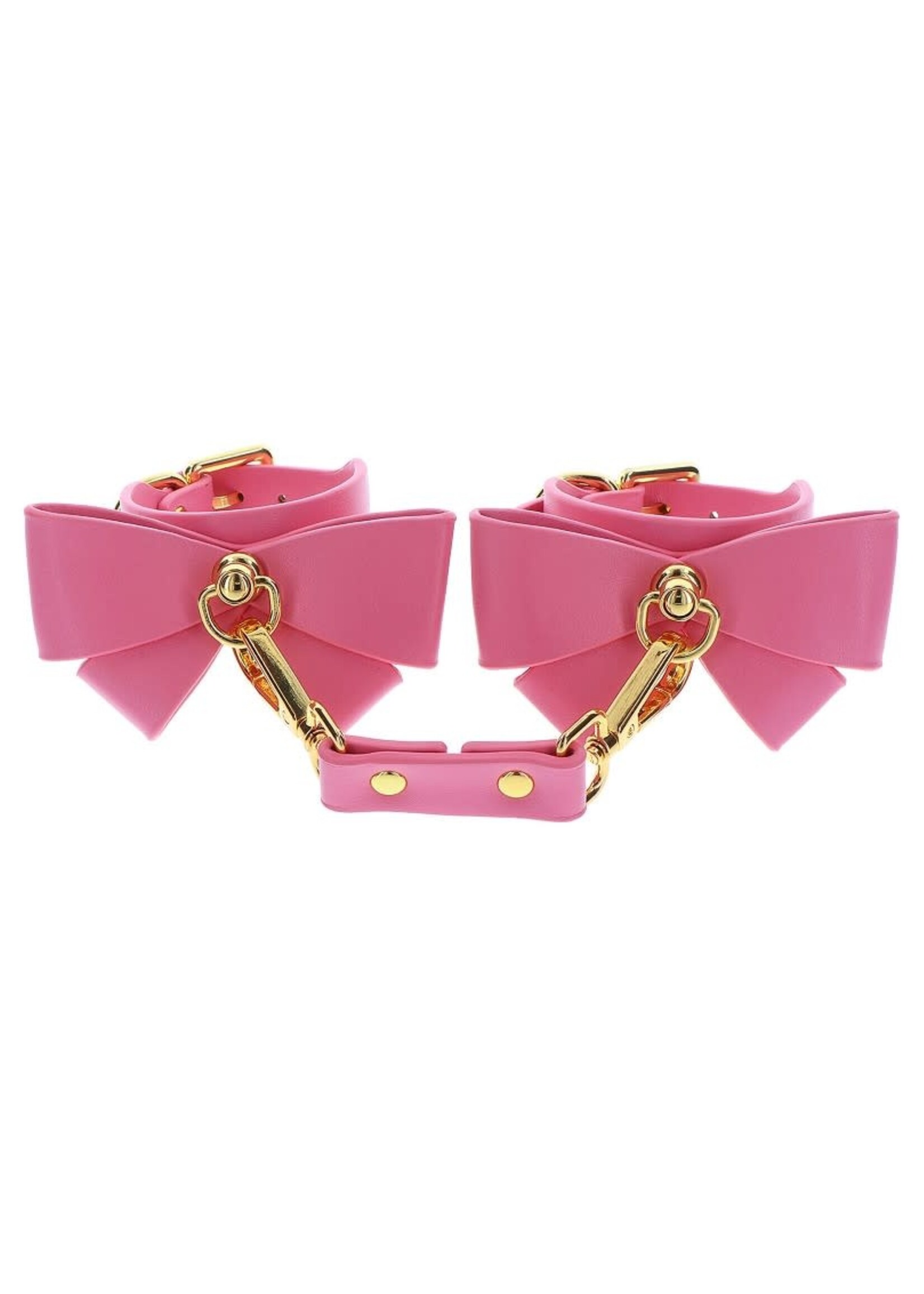 Taboom Malibu bow tie wrist cuffs - pink
