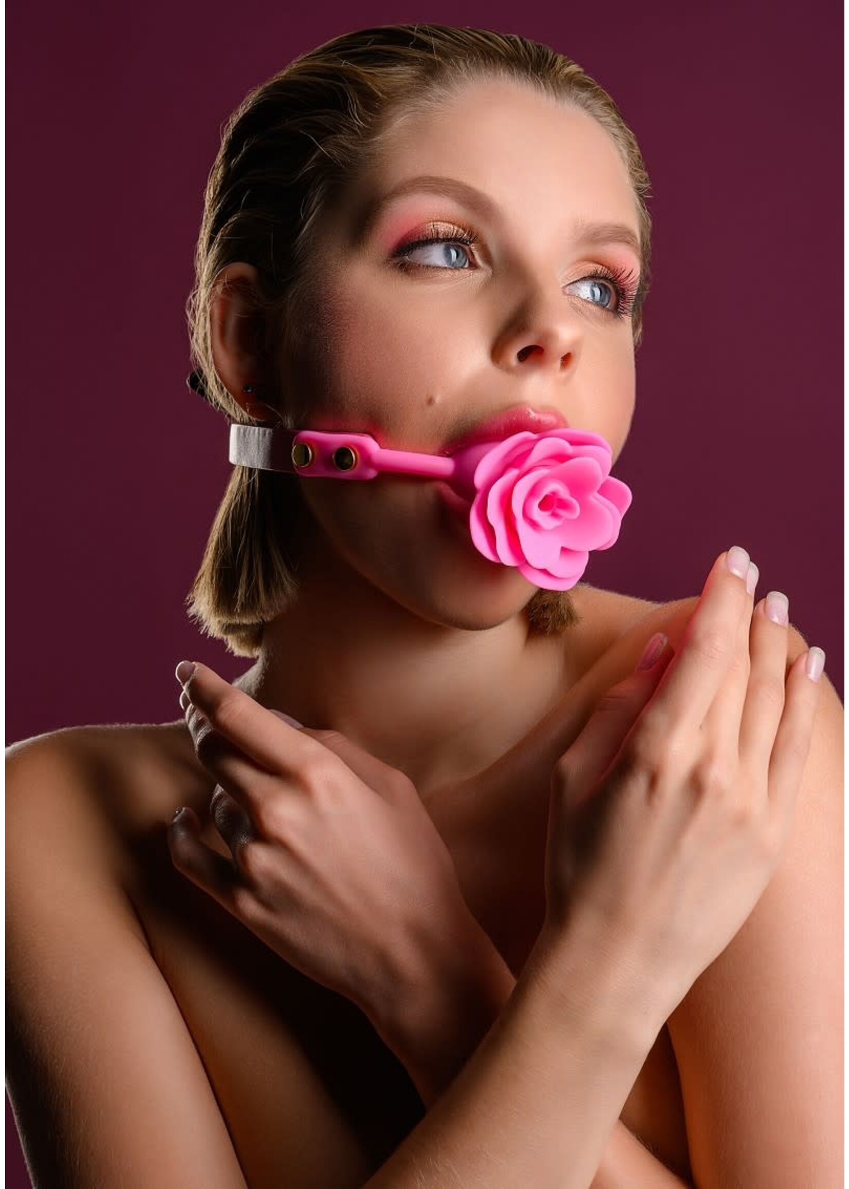 Taboom Malibu rose ball gag - pink