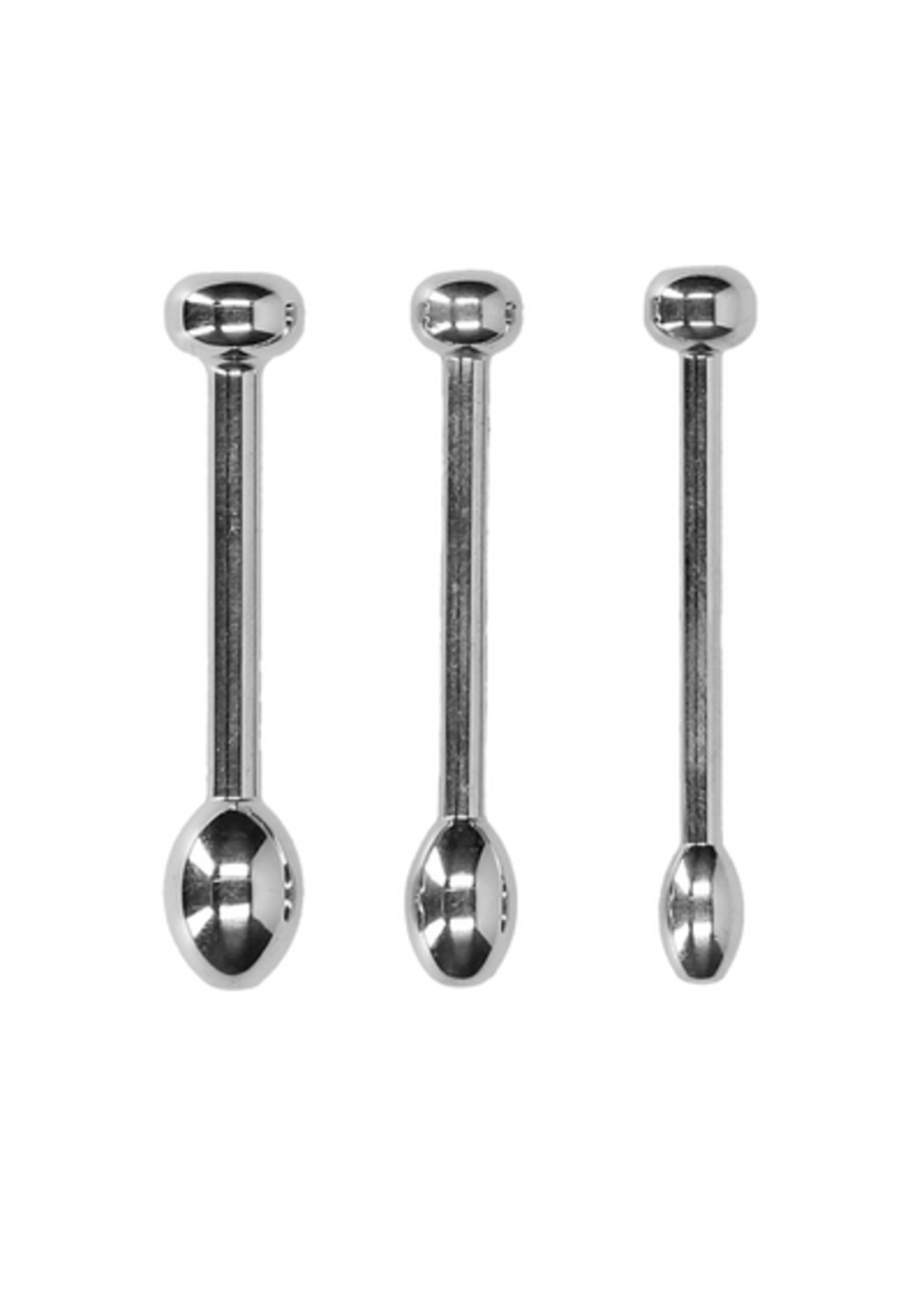 Ouch! Metal penis plug set