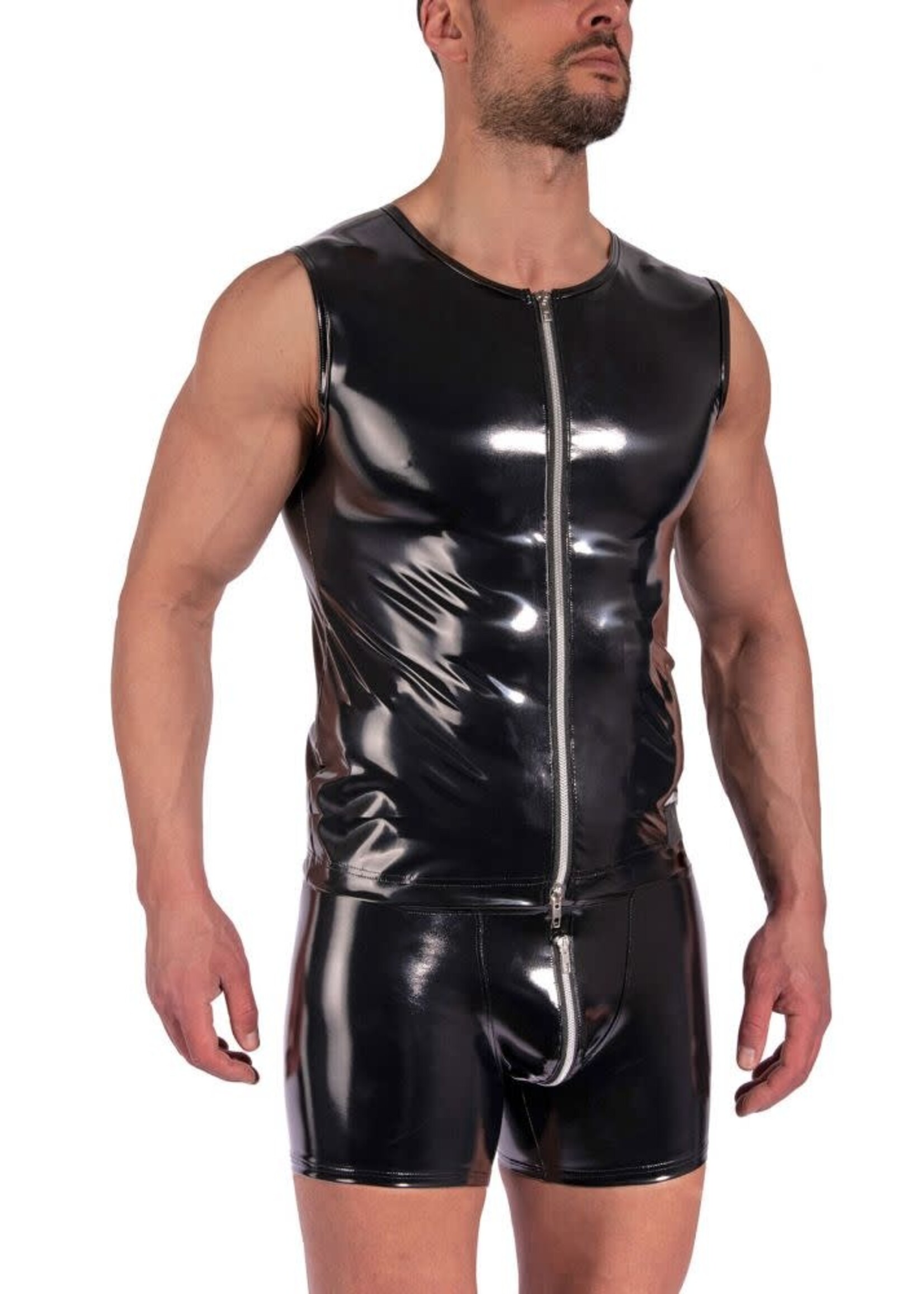 Manstore Zipped vest - lak