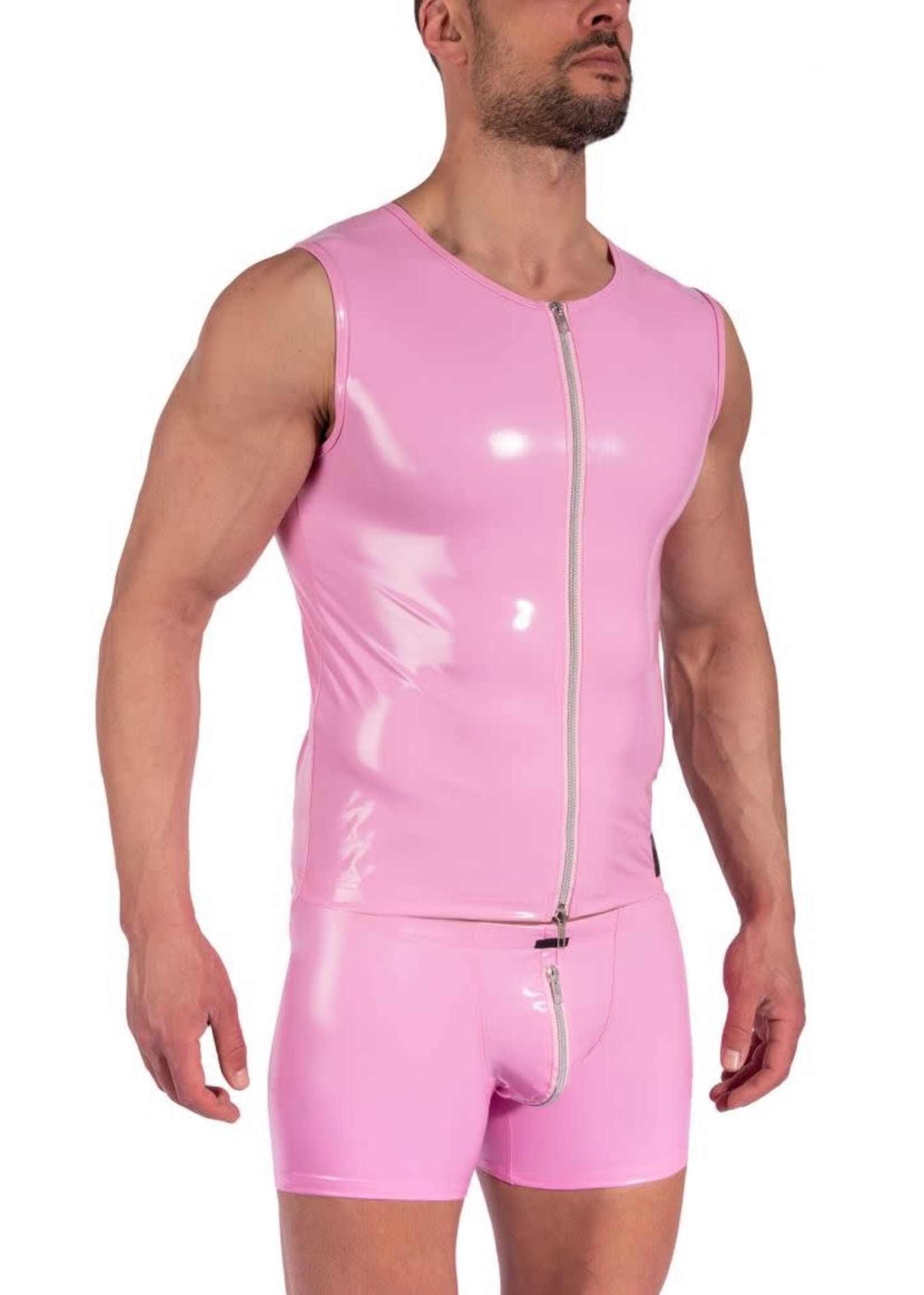 Manstore Zipped vest - lak