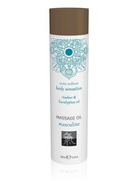 Hot Massage oil - amber & eucalyptus