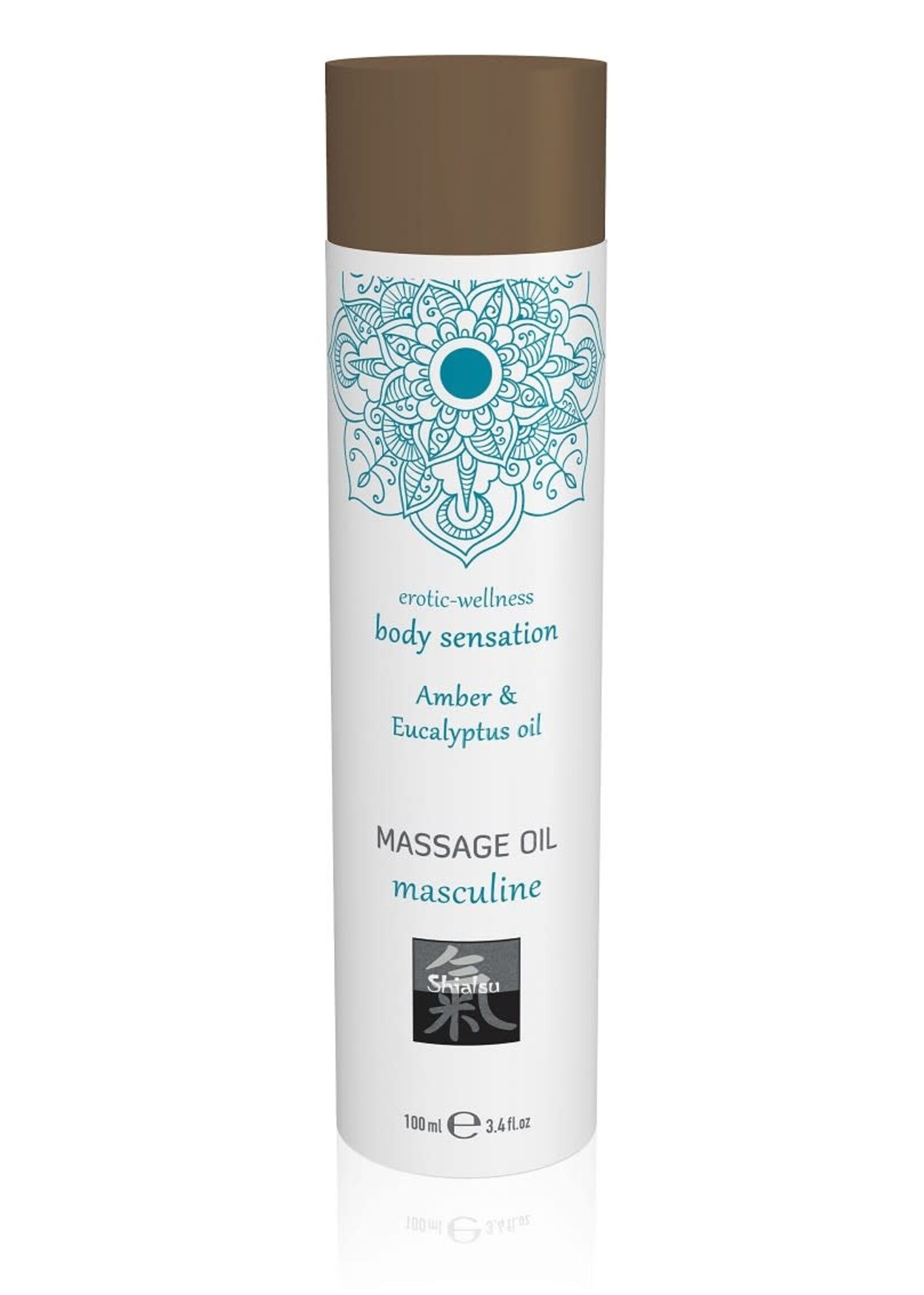 Hot Massage oil - amber & eucalyptus