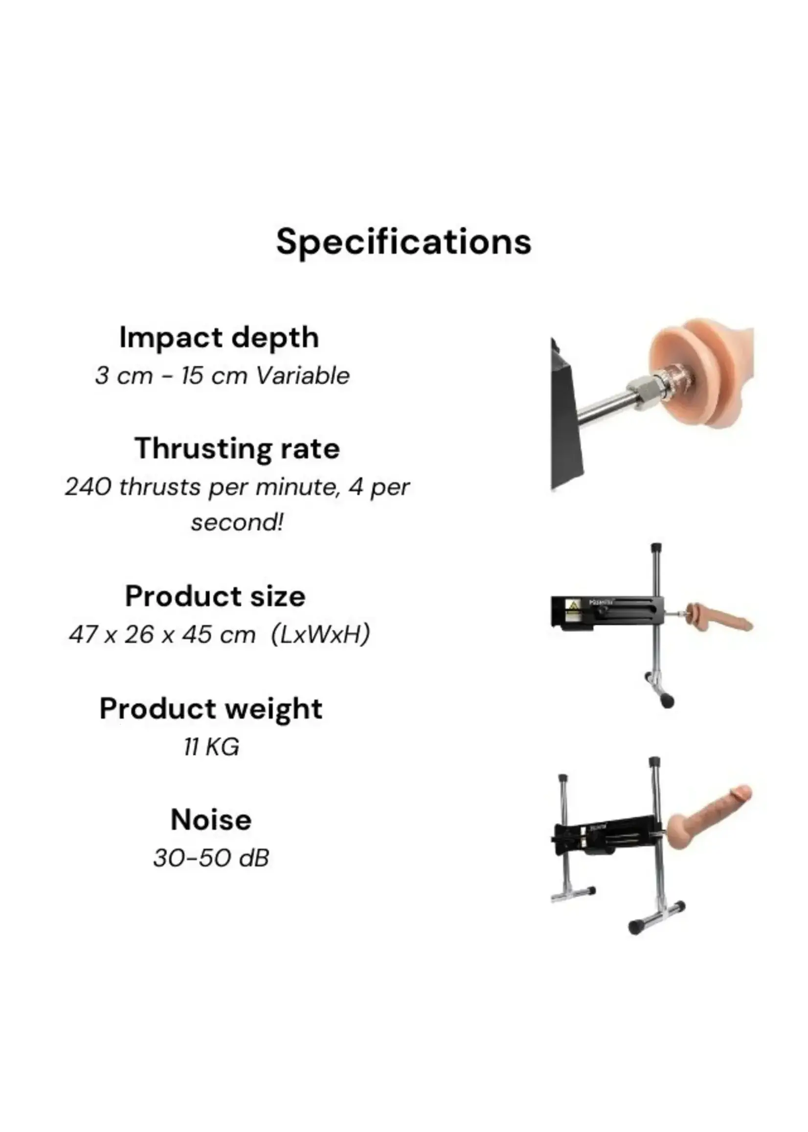 HiSmith Pro 1 seksmachine smart app - blue