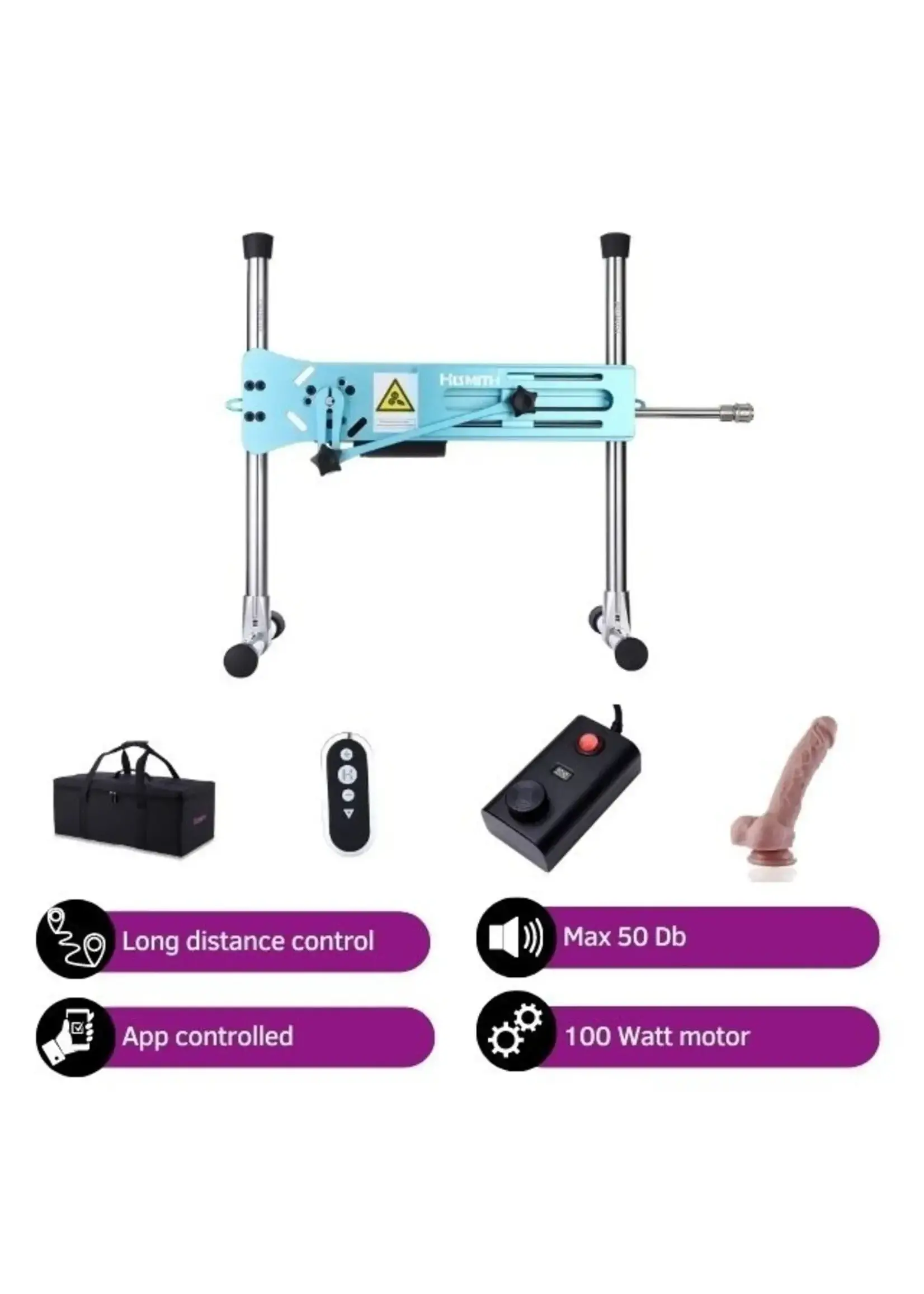 HiSmith Pro 1 seksmachine smart app - blue