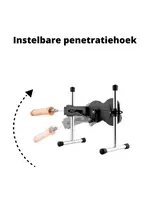 Auxfun ukulele seksmachine remote control - black